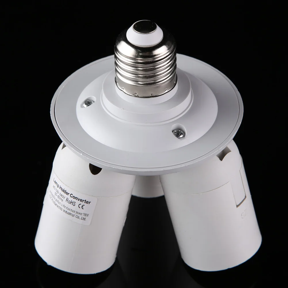 3/4 in 1 E27 Base Socket Splitter Light Lamp Bulb Adapter Holder for Photography Studio Daylight Bulbs Lighting Parts
3/4 in 1 E27 Base Socket Splitter Light Lamp Bulb Adapter Holder for Photography Studio Daylight Bulbs Lighting Parts