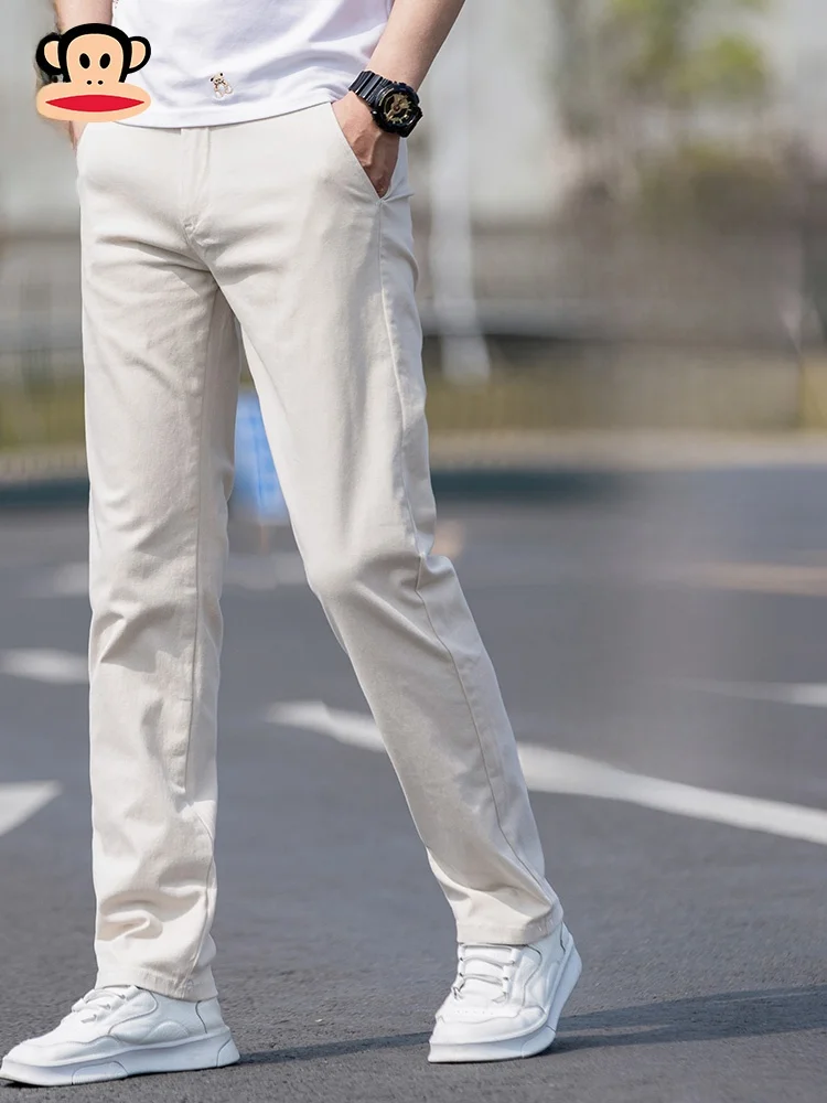 PaulFrank Pure Cotton Straight Leg Casual Pants Men's Autumn New Sle Breathable Khaki Elastic Long Trousers Casual Wear
PaulFrank Pure Cotton Straight Leg Casual Pants Men's Autumn New Sle Breathable Khaki Elastic Long Trousers Casual Wear