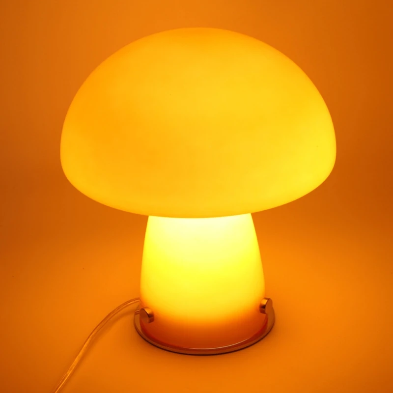 Modern Creative Mushroom Glass LED Table Lamp Living Room Bedside Study Children's Desk Light Indoor Decor Atmosphere Night
Modern Creative Mushroom Glass LED Table Lamp Living Room Bedside Study Children's Desk Light Indoor Decor Atmosphere Night