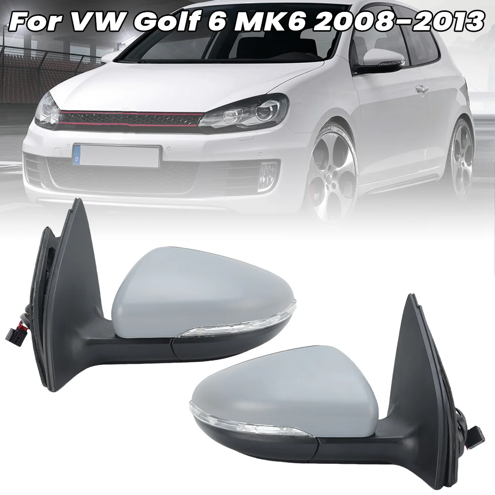 6 Pins Side Door Mirror Assembly For Volkswagen Golf 6 MK6 2008 2009 2010-2013 Primer Manual Folding Wing Mirror Car Accessories
6 Pins Side Door Mirror Assembly For Volkswagen Golf 6 MK6 2008 2009 2010-2013 Primer Manual Folding Wing Mirror Car Accessories