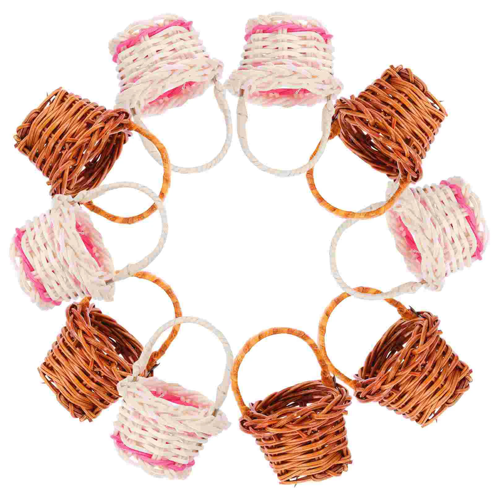 10 Pcs Miniature Hand Basket Beautiful Flower Baby Coffee Bamboo Rural Furniture Decoration
10 Pcs Miniature Hand Basket Beautiful Flower Baby Coffee Bamboo Rural Furniture Decoration