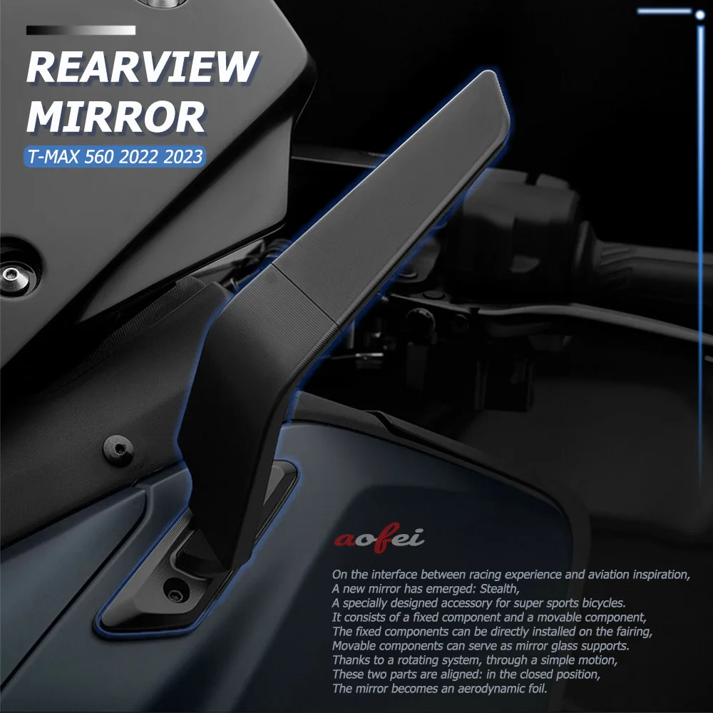 For YAMAHA T-MAX560 T-MAX 560 TMAX560 New Motorcycle Rear View Mirrors Adjustable Aluminum Mirror Accessories TMAX 560 2022-2024
For YAMAHA T-MAX560 T-MAX 560 TMAX560 New Motorcycle Rear View Mirrors Adjustable Aluminum Mirror Accessories TMAX 560 2022-2024