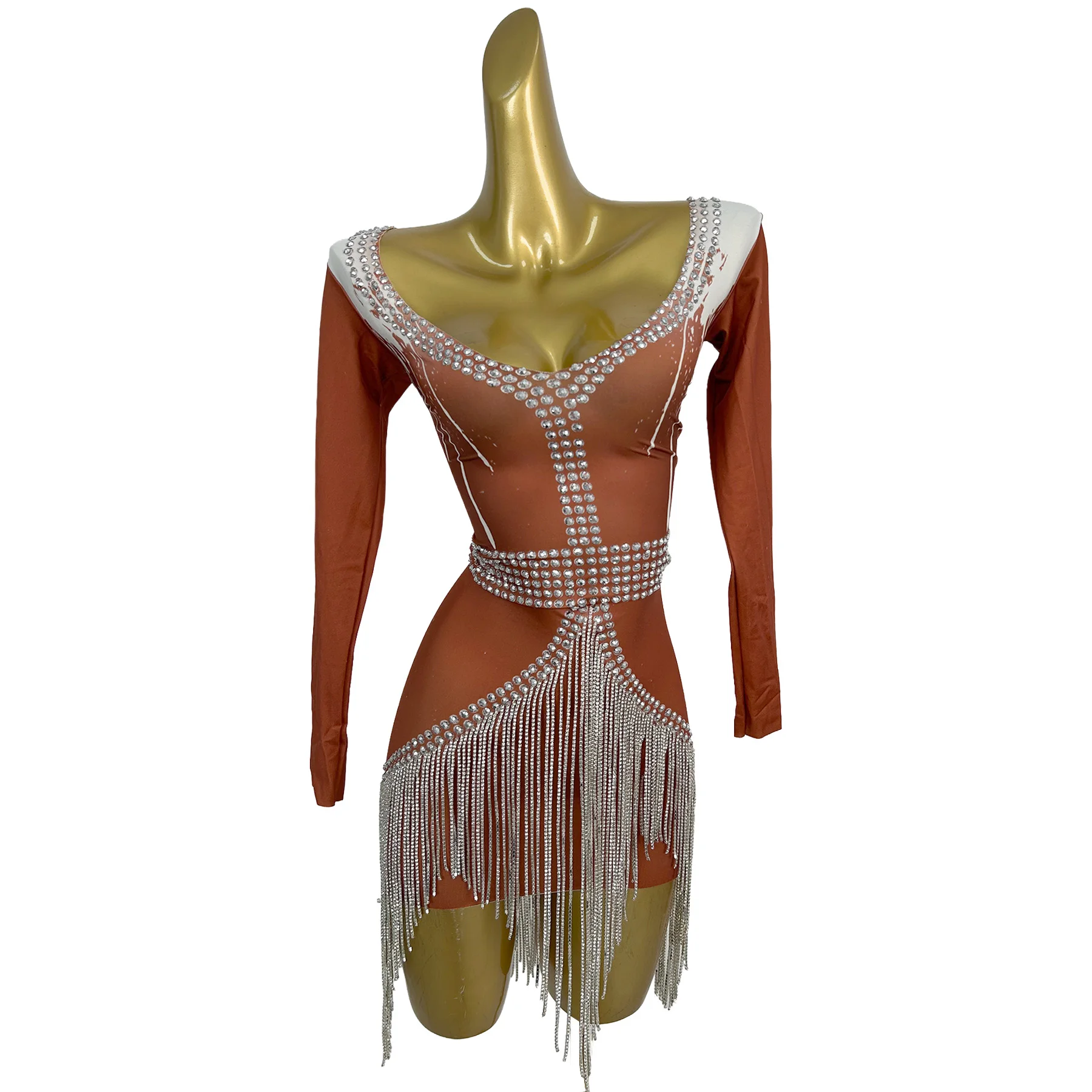 Vestidos V Neck Rhinestone Tassel Night Club Party Mini Dress Ladies Cocktail Pencil Dress Women Showgirl Dancer Festival Outfit
Vestidos V Neck Rhinestone Tassel Night Club Party Mini Dress Ladies Cocktail Pencil Dress Women Showgirl Dancer Festival Outfit