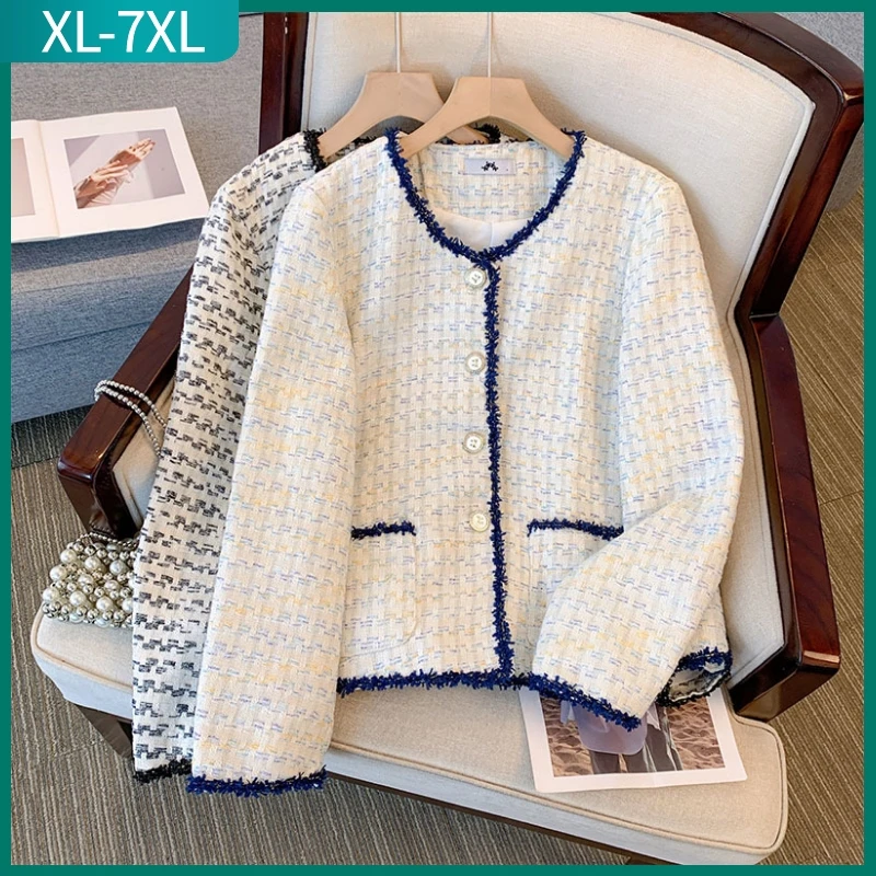 New 2023 Autumn Winter Plus Size Jacket For Women Large Size Long Sleeve Loose Button Short Coat 3XL 4XL 5XL 6XL 7XL
New 2023 Autumn Winter Plus Size Jacket For Women Large Size Long Sleeve Loose Button Short Coat 3XL 4XL 5XL 6XL 7XL