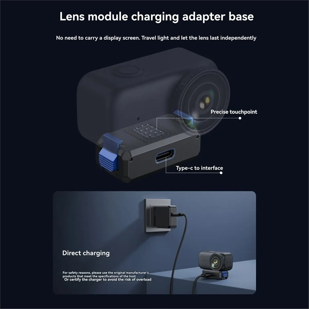 A64K Magnetic Quick Release Two Claw Charging Adapter Mount for DJI OSMO Nano Accessories Magnetic Mount Bracket Connector
A64K Magnetic Quick Release Two Claw Charging Adapter Mount for DJI OSMO Nano Accessories Magnetic Mount Bracket Connector