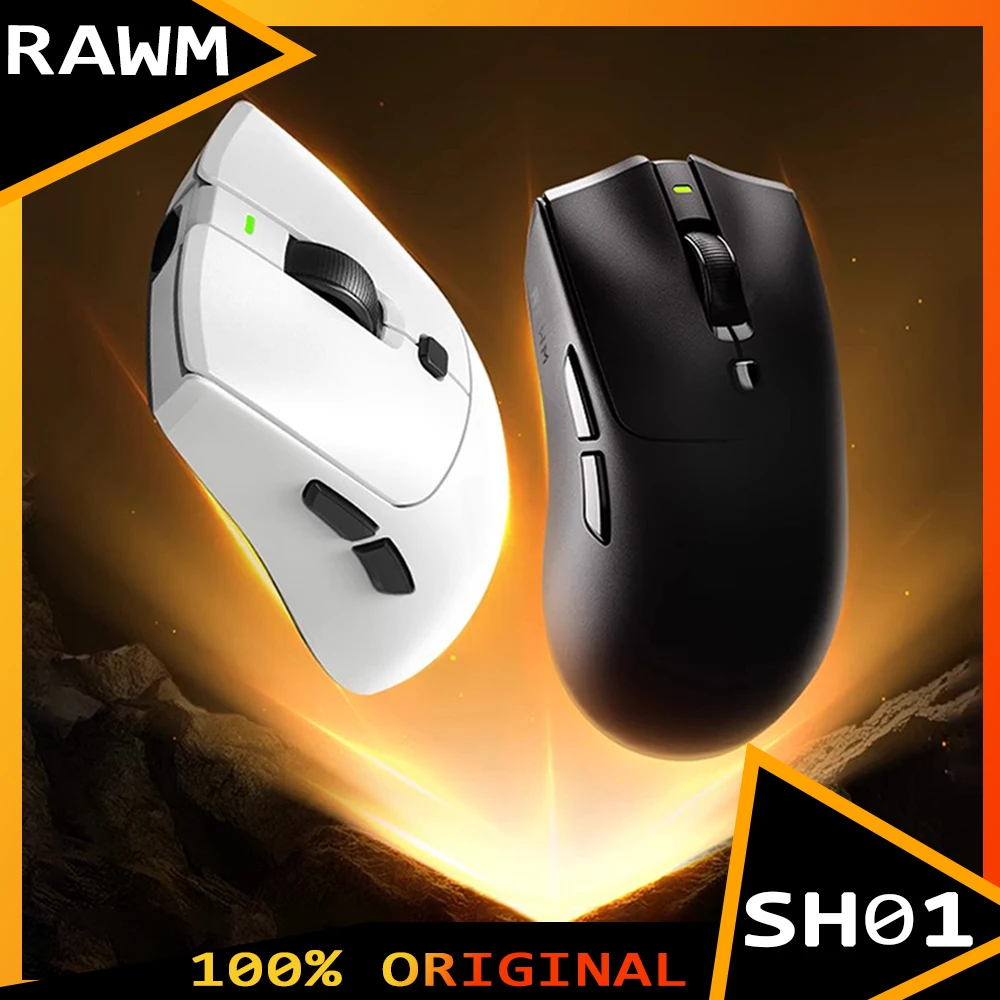 Rawm SA-SH01 Wiresless Mouse Three Mode 8K PAW3395 Gaming Mouse Nordic52840 Hotswap E-Sports Lightweight Pc Gamer Accessories
Rawm SA-SH01 Wiresless Mouse Three Mode 8K PAW3395 Gaming Mouse Nordic52840 Hotswap E-Sports Lightweight Pc Gamer Accessories