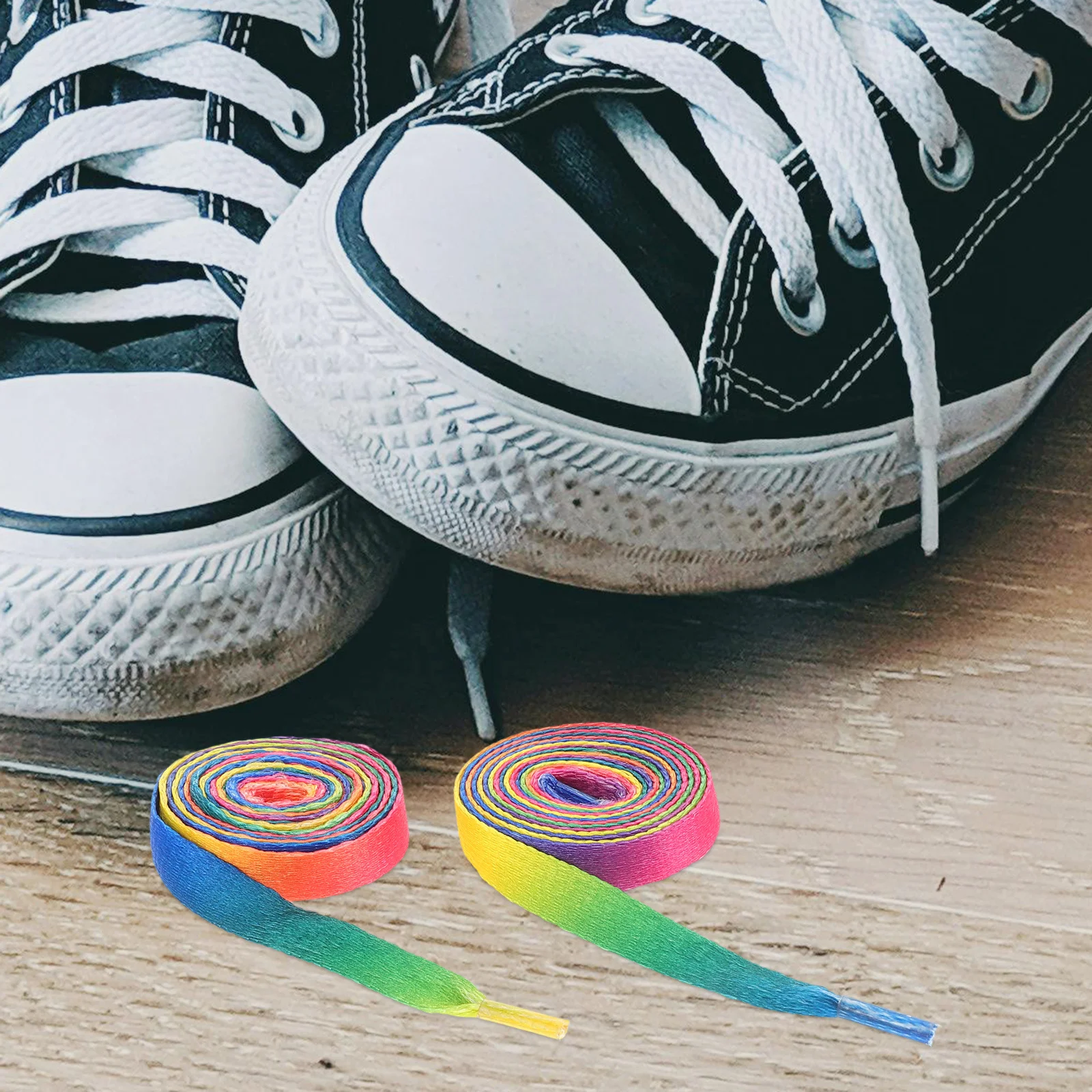 10Pairs Rainbow Shoelaces Flat Colorful Gradient Length for Sneakers Sports Canvas Shoes Strong Durable Bright Laces
10Pairs Rainbow Shoelaces Flat Colorful Gradient Length for Sneakers Sports Canvas Shoes Strong Durable Bright Laces