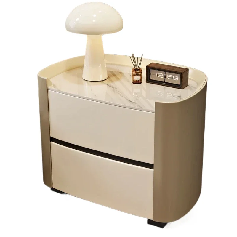 Solid Wood Rock Slab Bedside Table Light Luxury High-End Bedroom Bedside Table Modern Simple Storage Locker
Solid Wood Rock Slab Bedside Table Light Luxury High-End Bedroom Bedside Table Modern Simple Storage Locker