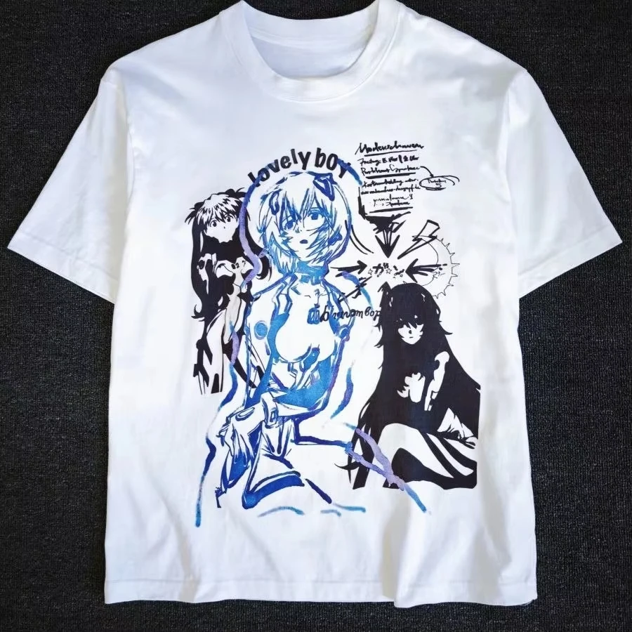 Футболка с короткими рукавами Rei Ayanami Y2K, неосновной стиль Харадзюку, топ для пар в стиле аниме, футболка большого размера, женская футболка
Футболка с короткими рукавами Rei Ayanami Y2K, неосновной стиль Харадзюку, топ для пар в стиле аниме, футболка большого размера, женская футболка