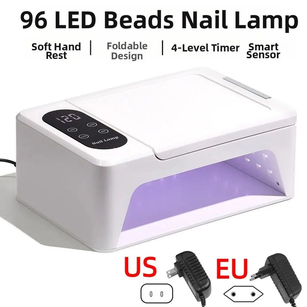 Professional Dual Hand Nail Dryer Lamp Flip Design 96 LEDS UV Nails Lamp 2IN1 Dual Light Source Nail Curing Lamp DIY Nail Gel
Professional Dual Hand Nail Dryer Lamp Flip Design 96 LEDS UV Nails Lamp 2IN1 Dual Light Source Nail Curing Lamp DIY Nail Gel