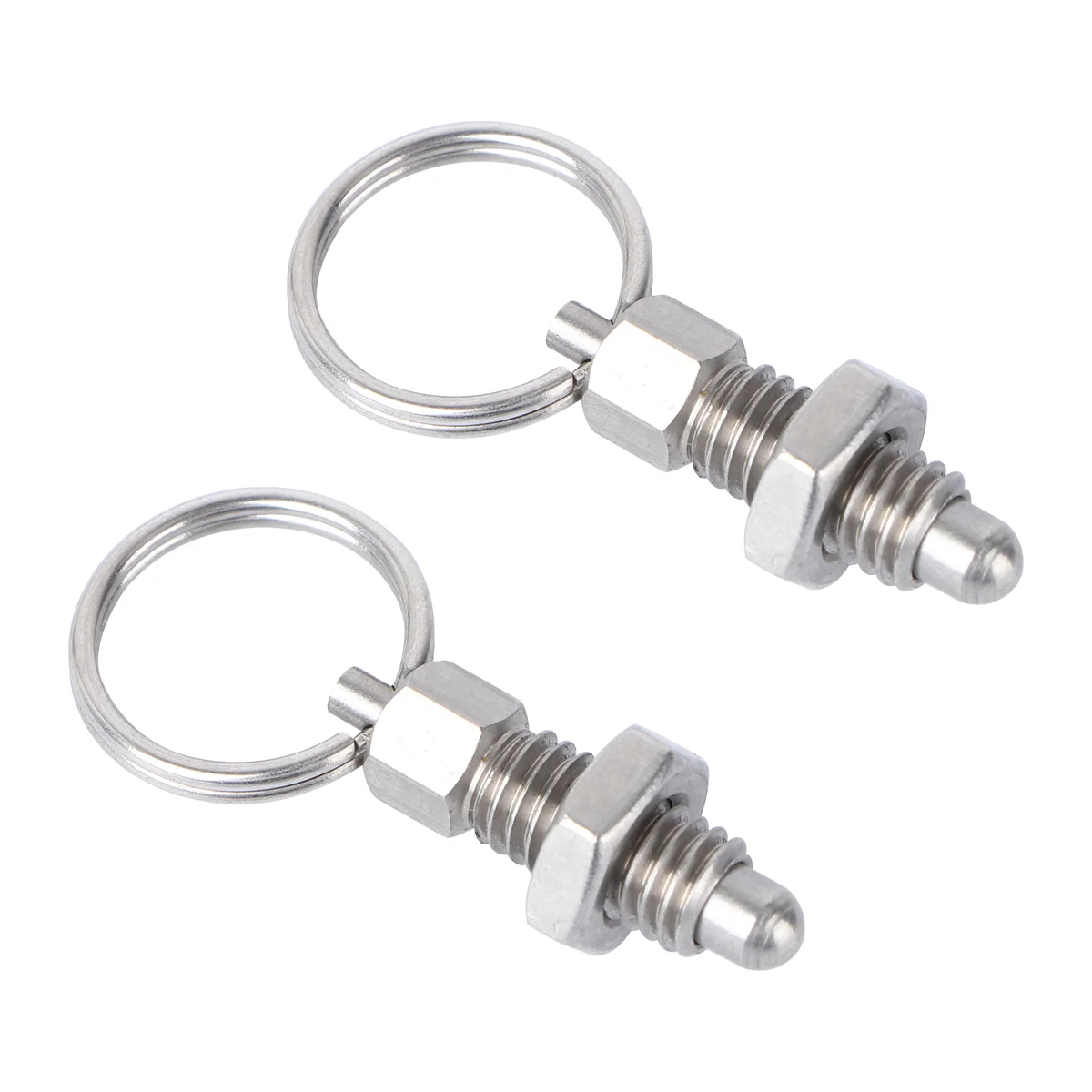 2pcs Stainless Steel Knob Plunger Split Position Column Spring Pin Screw Type Quick Release Pin (LHFSS-6-1-4 Stainless Steel Rou
2pcs Stainless Steel Knob Plunger Split Position Column Spring Pin Screw Type Quick Release Pin (LHFSS-6-1-4 Stainless Steel Rou