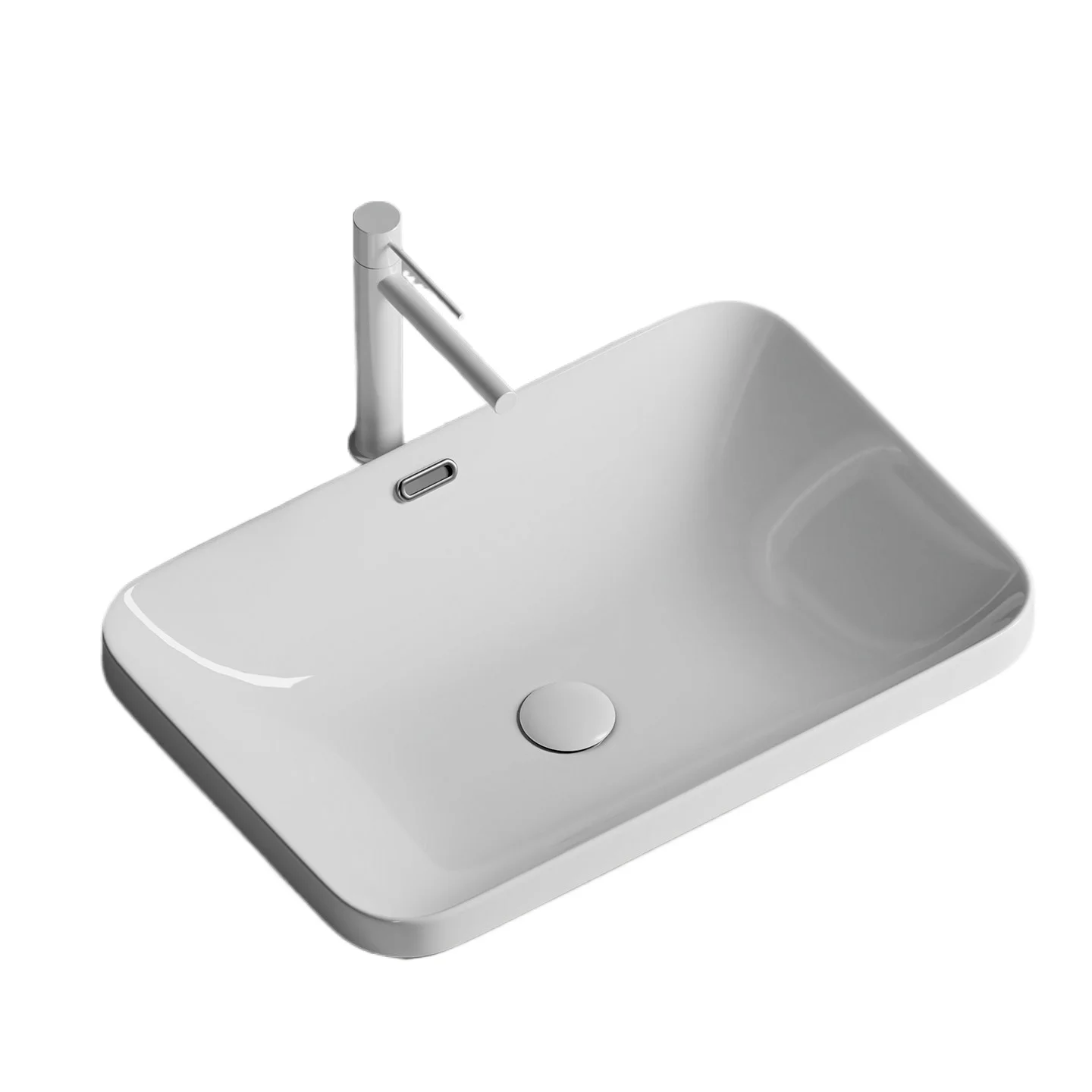 Semi-embedded Taichung basin, washbasin, washbasin on the table, ceramic integrated, overflow hole
Semi-embedded Taichung basin, washbasin, washbasin on the table, ceramic integrated, overflow hole