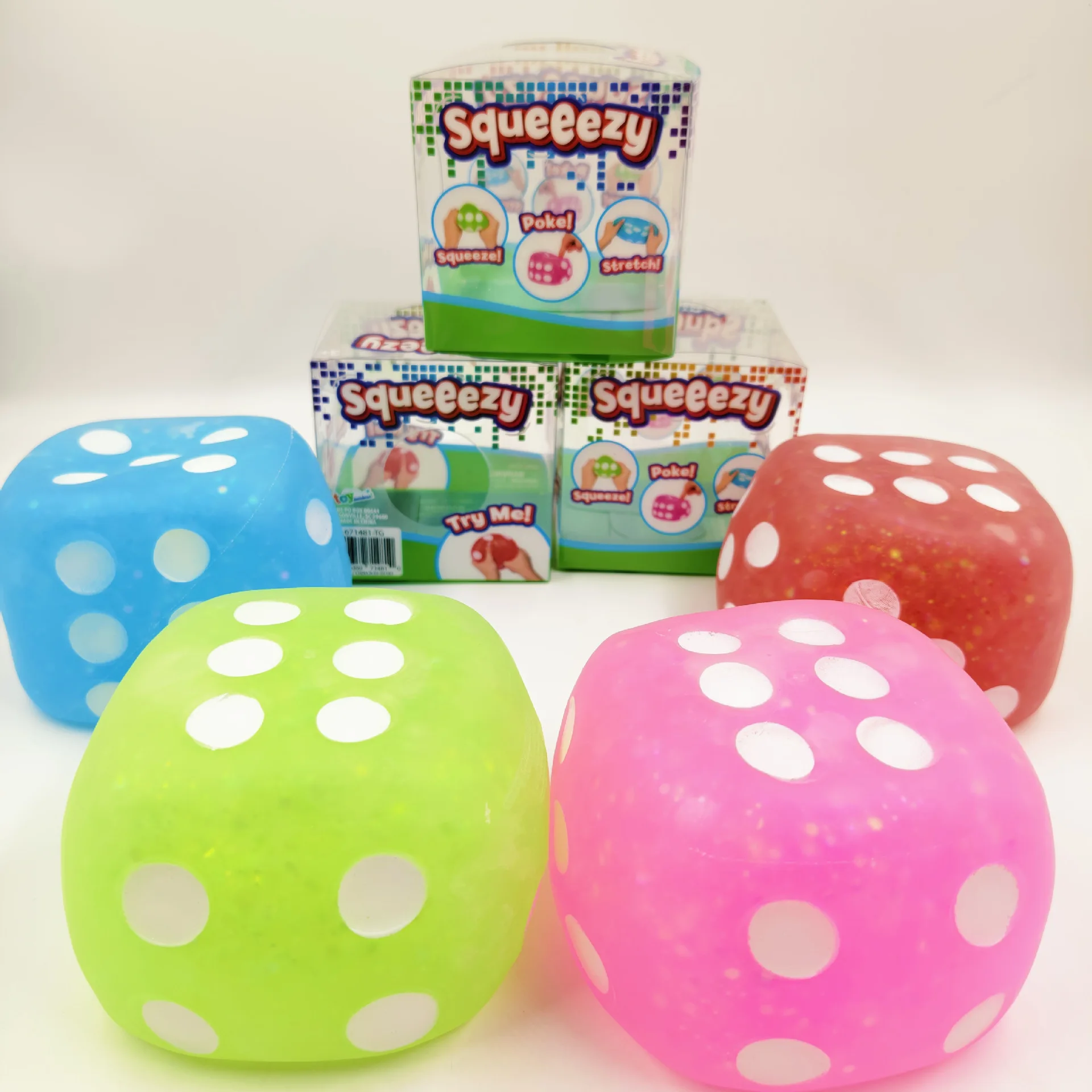 Hot Selling New Creative Novelty Dice Squishy Slow Rebound Stress Ball Vent Decompression Fidget Toy Wholesale for Kids Adults
Hot Selling New Creative Novelty Dice Squishy Slow Rebound Stress Ball Vent Decompression Fidget Toy Wholesale for Kids Adults