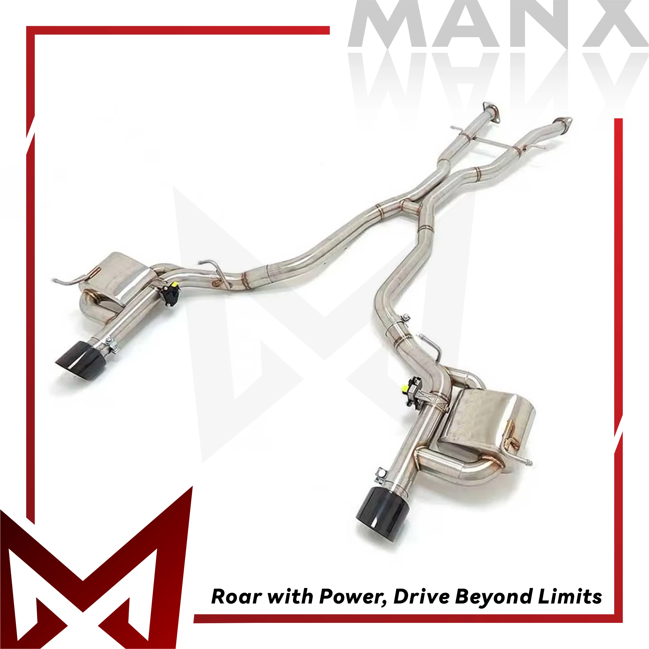 Exhaust system for Jeep Grand Cherokee SRT 6.2L Stainless steels Catback exhaust pipe with remote control valve
Exhaust system for Jeep Grand Cherokee SRT 6.2L Stainless steels Catback exhaust pipe with remote control valve