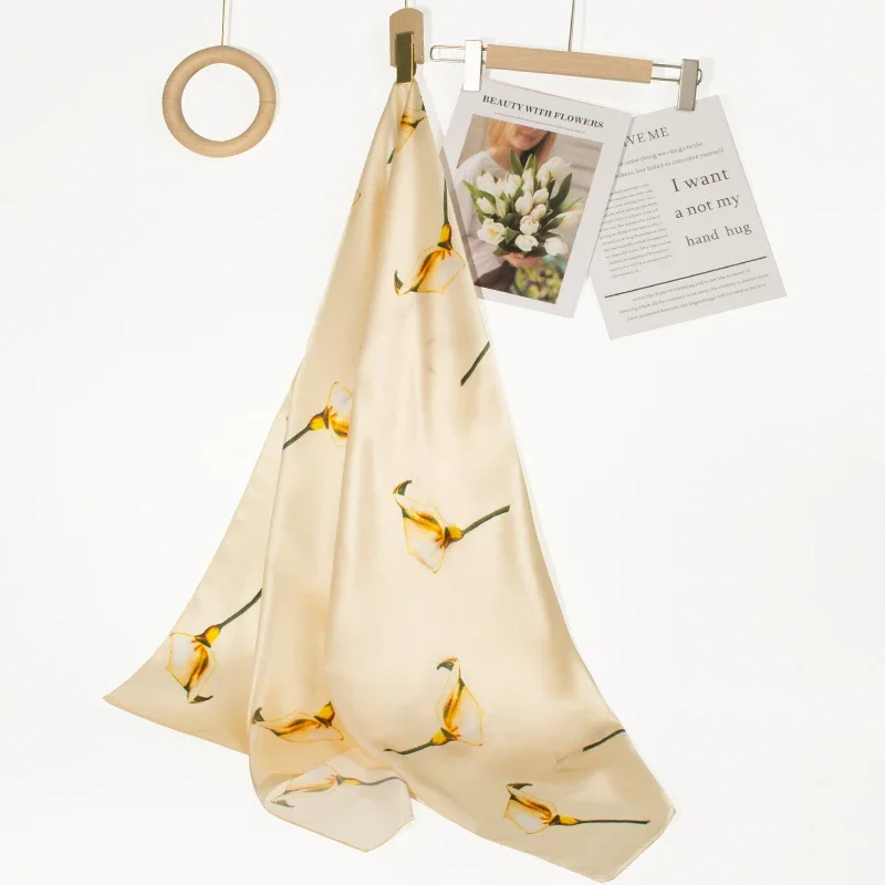 100% Natural Mulberry Silk Scarf Women Luxury Brand Digital Print Flowers Silk Pashmina Shawl Female Long Bandana Foulard
100% Natural Mulberry Silk Scarf Women Luxury Brand Digital Print Flowers Silk Pashmina Shawl Female Long Bandana Foulard