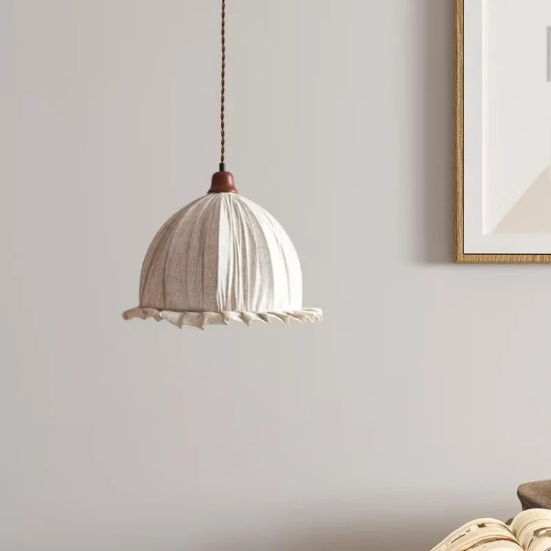 Shop pendant lamp Nordic retro countryside simple Japanese casual fabric bedroom living room dining room decoration hanging lamp
Shop pendant lamp Nordic retro countryside simple Japanese casual fabric bedroom living room dining room decoration hanging lamp