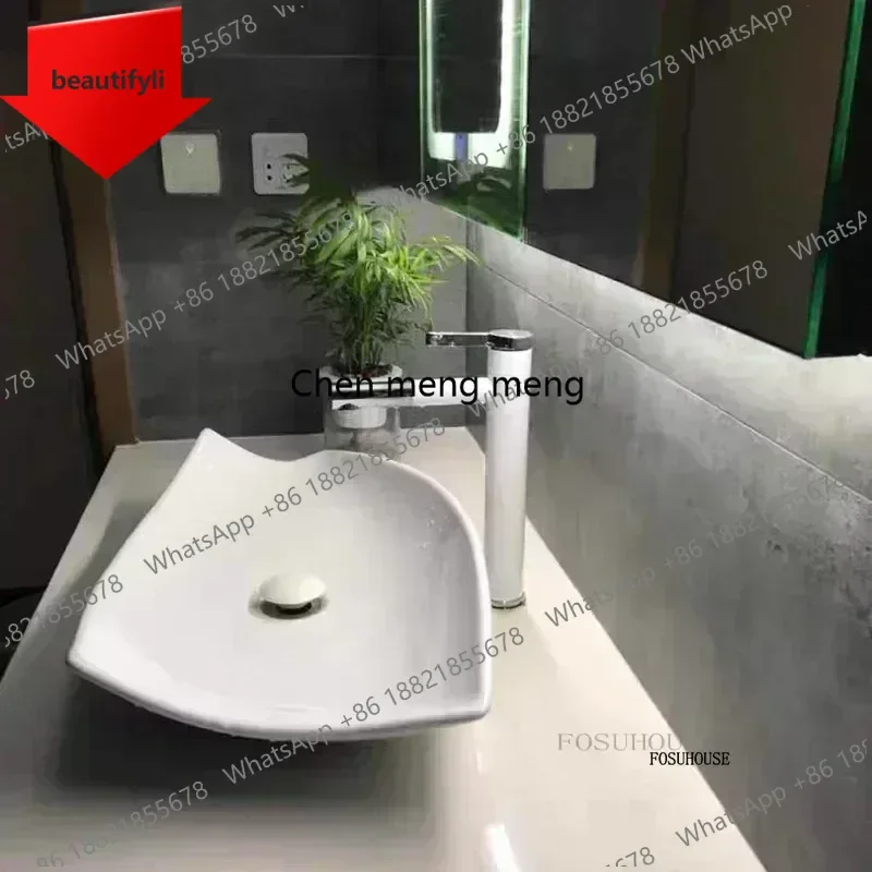 Керамическая раковина A44 Nordic для ванной комнаты, дизайнерская кухонная мойка нестандартной формы, накладная раковина для дома, элитный аксессуар для ванной комнаты
Керамическая раковина A44 Nordic для ванной комнаты, дизайнерская кухонная мойка нестандартной формы, накладная раковина для дома, элитный аксессуар для ванной комнаты