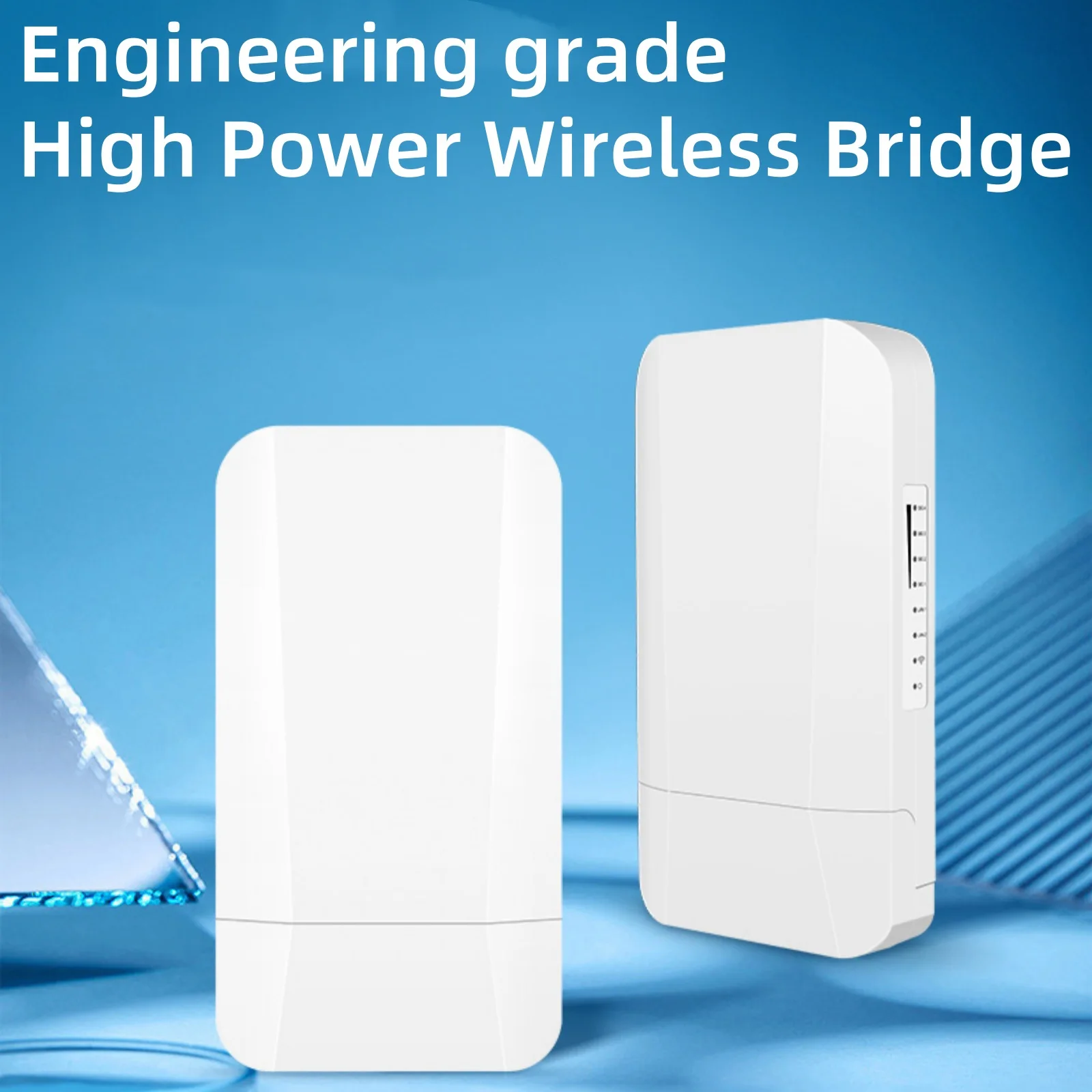 300Mbps Outdoor Wireless Ethernet Bridge 500m Long Range IP65 Waterproof WiFi Extender Plug & Play Pre-configured Poe Adapter
300Mbps Outdoor Wireless Ethernet Bridge 500m Long Range IP65 Waterproof WiFi Extender Plug & Play Pre-configured Poe Adapter