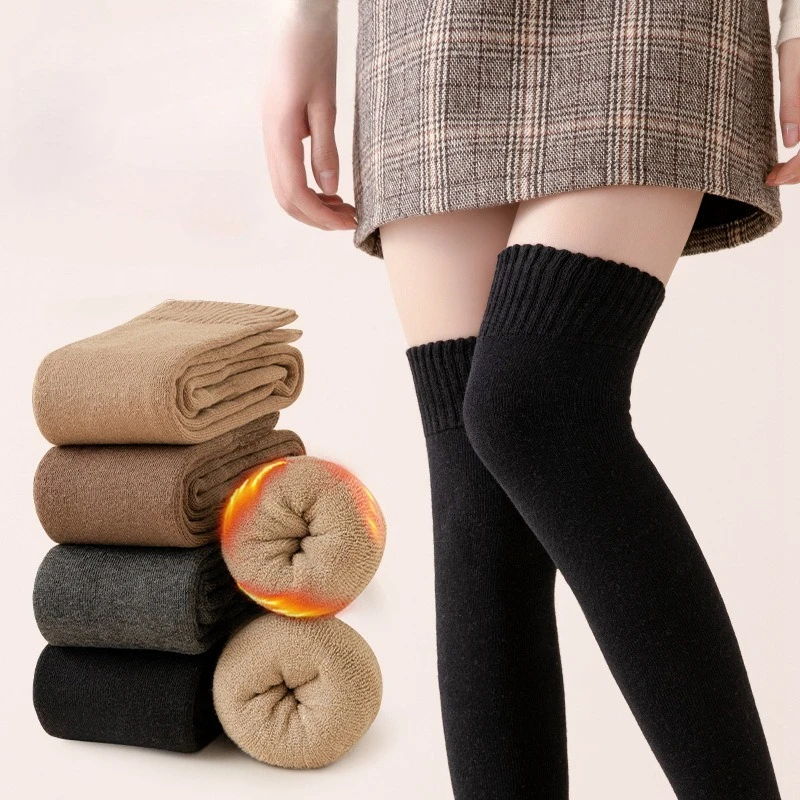 Winter Warm Knee High Socks for Kids Girls Thick Plush Leg Warmers Over Knee Solid Color Stockings School Sock for Children
Winter Warm Knee High Socks for Kids Girls Thick Plush Leg Warmers Over Knee Solid Color Stockings School Sock for Children
