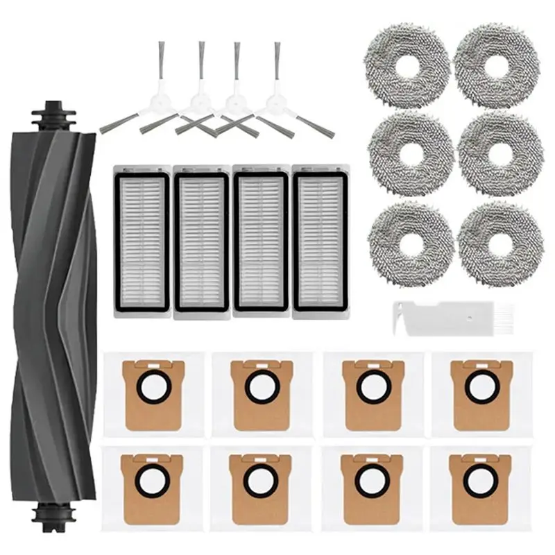 EAS-For Dreame L20 Ultra L30 Ultra Robot Vacuum Spare Parts Rubber Main Brush Side Brush Mop Cloths HEPA Filters Dust Bag
EAS-For Dreame L20 Ultra L30 Ultra Robot Vacuum Spare Parts Rubber Main Brush Side Brush Mop Cloths HEPA Filters Dust Bag