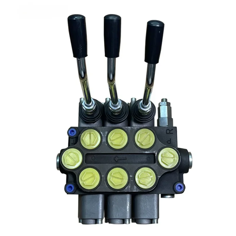 Hydraulic multi way valve manual reversing valve two way distribution valve controls single and two way cylinder motor
Hydraulic multi way valve manual reversing valve two way distribution valve controls single and two way cylinder motor