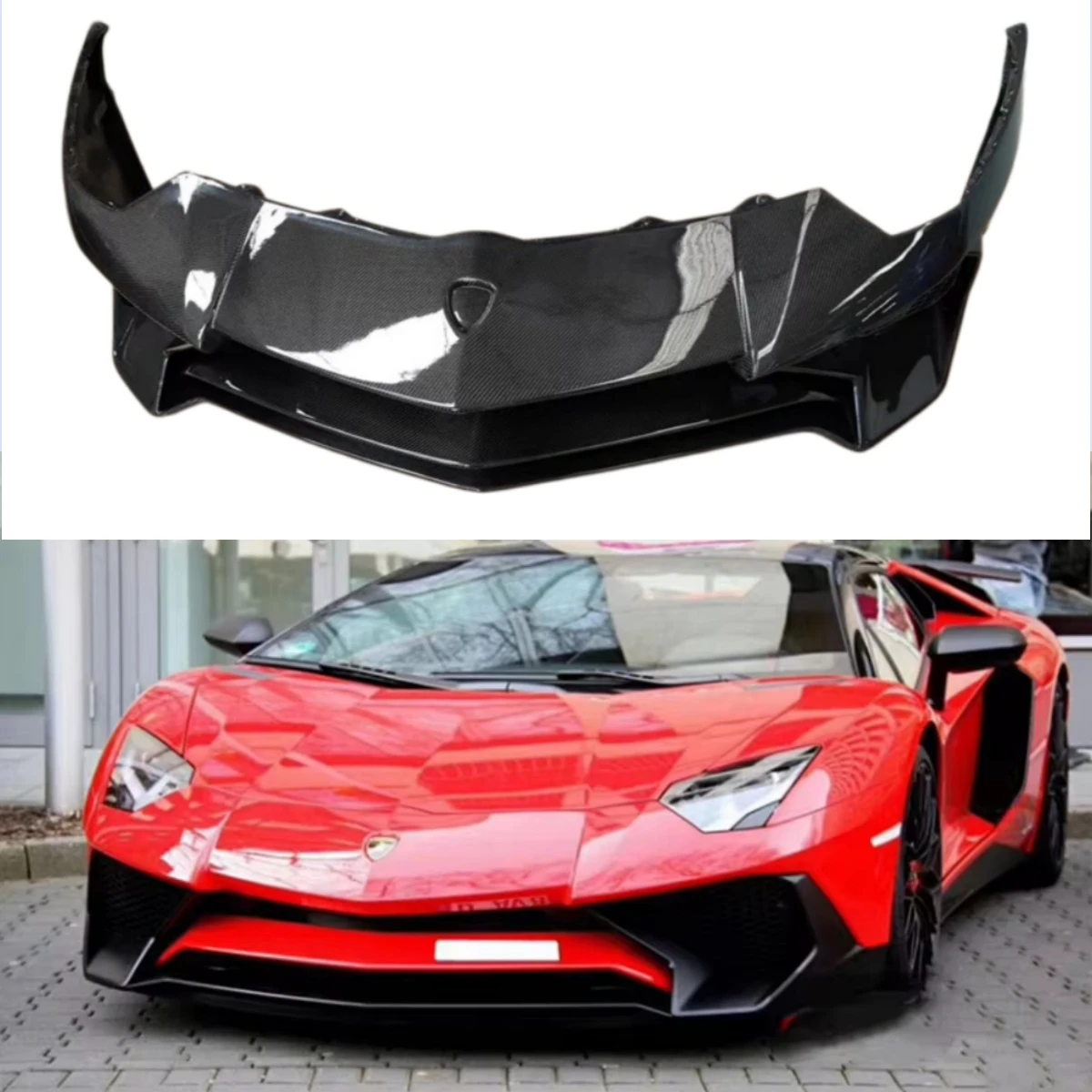 Suitable for Lamborghini Aventado LP700 Modification Upgrade SV Style Carbon Fiber Front Bumper Body Kit
Suitable for Lamborghini Aventado LP700 Modification Upgrade SV Style Carbon Fiber Front Bumper Body Kit
