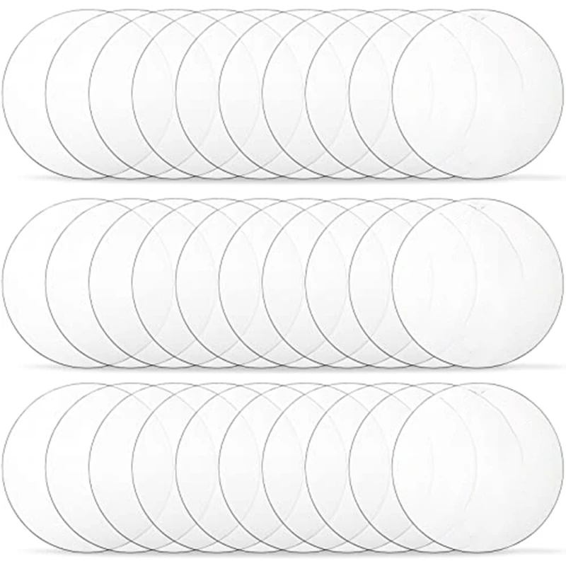 100 Pieces 4 Inch Round Acrylic Disc Transparent Acrylic Ornament Blanks Sheets For Art Crafts
100 Pieces 4 Inch Round Acrylic Disc Transparent Acrylic Ornament Blanks Sheets For Art Crafts