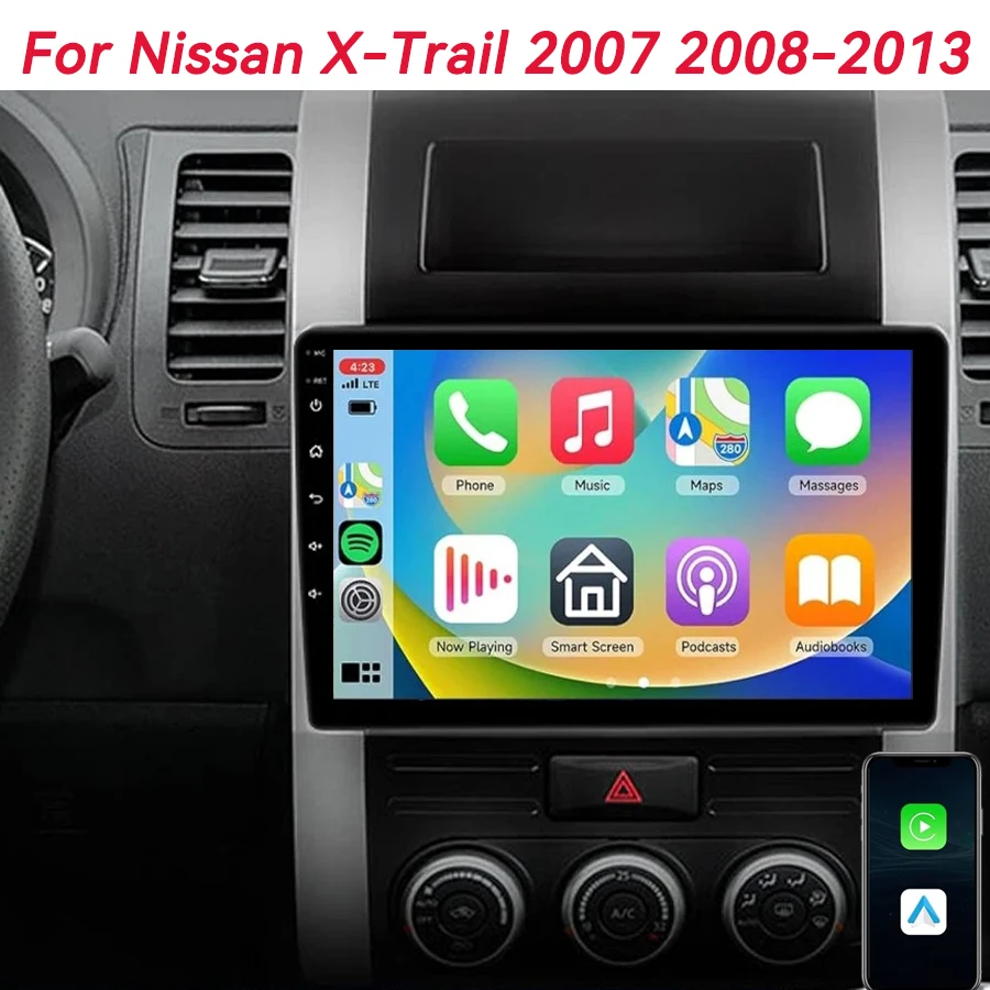 Android 16 Carplay Auto Car Radio BT Multimedia Video Player For Nissan x trail t31 2007 - 2013 2 din Autoradio Stereo Head Unit
Android 16 Carplay Auto Car Radio BT Multimedia Video Player For Nissan x trail t31 2007 - 2013 2 din Autoradio Stereo Head Unit