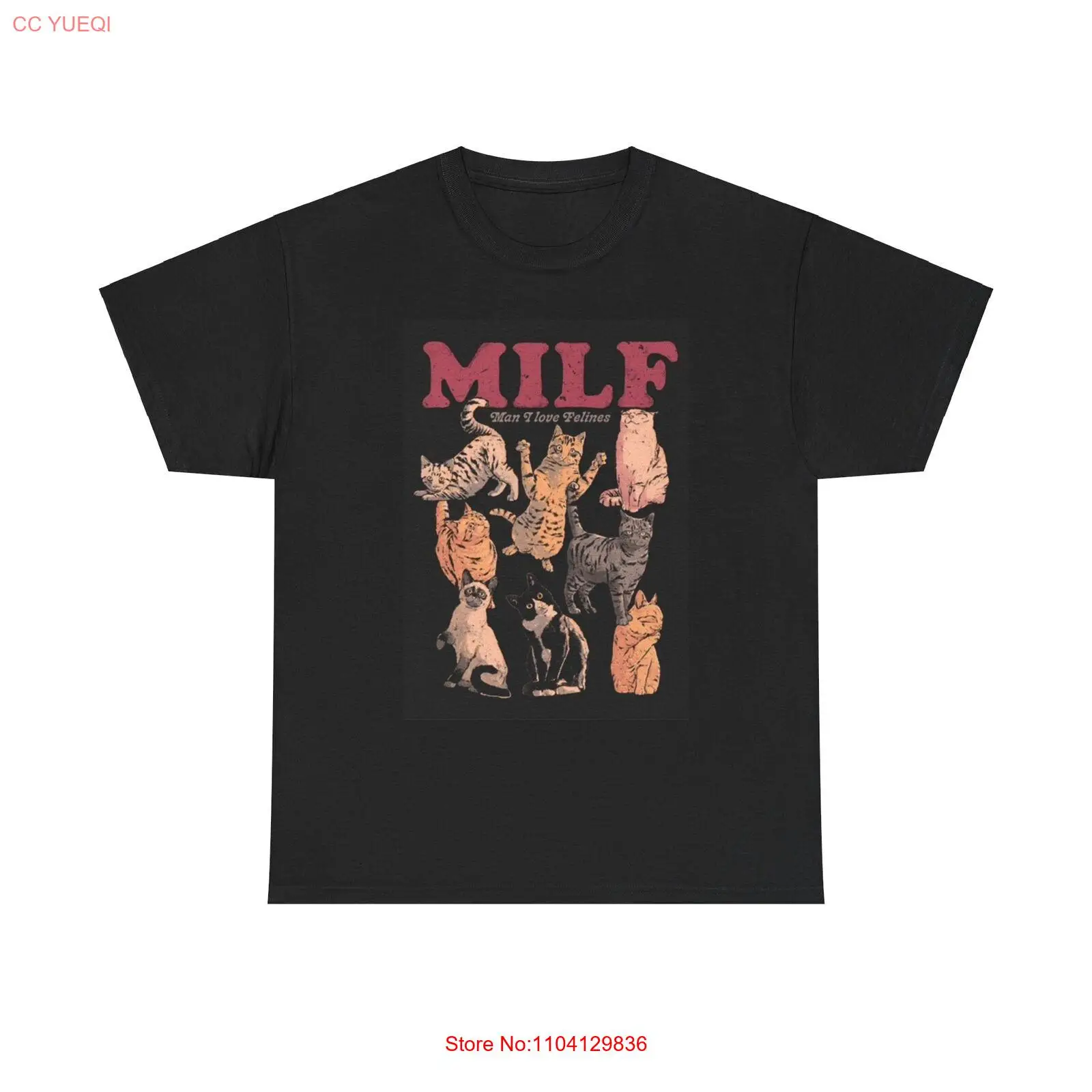 Футболка с рисунком Milf Man I Love Felines в стиле ретро, шутки, комедия, кошки, унисекс, хлопок
Футболка с рисунком Milf Man I Love Felines в стиле ретро, шутки, комедия, кошки, унисекс, хлопок