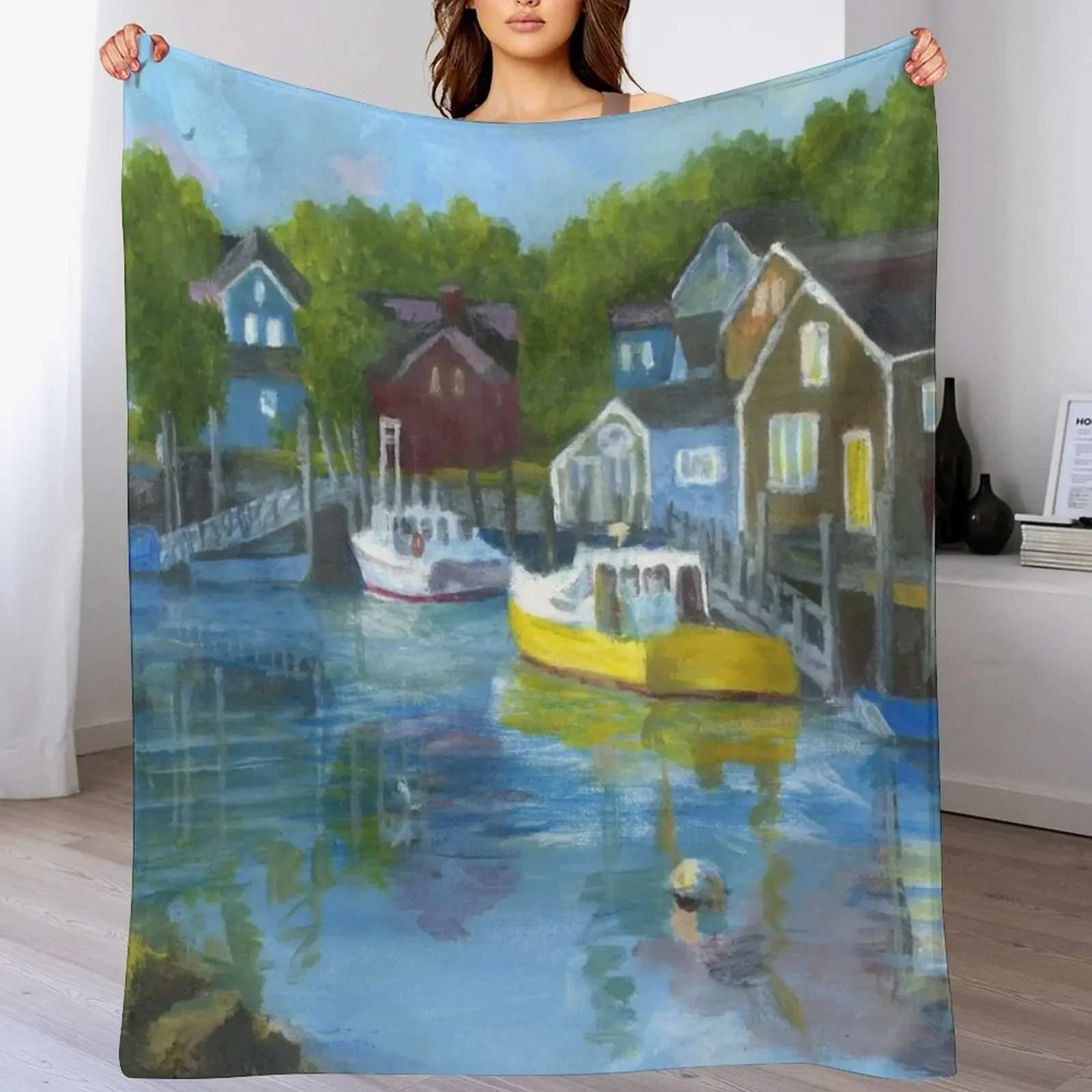 Portsmouth New Hampshire View from Fish Coop on Pierce Island Throw Blanket Flannels Bed Fashionable Comforter Blankets
Portsmouth New Hampshire View from Fish Coop on Pierce Island Throw Blanket Flannels Bed Fashionable Comforter Blankets