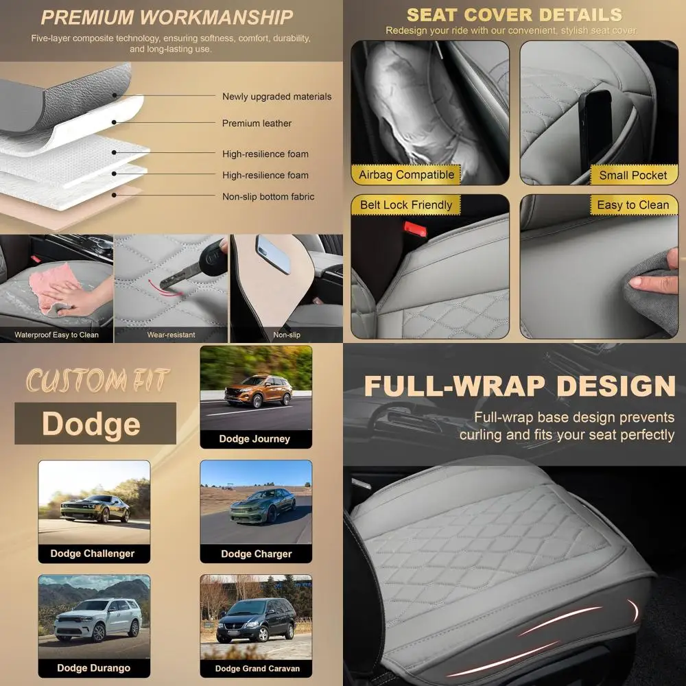 Кожаные водонепроницаемые чехлы на сиденья, изготовленные на заказ для Caravan, Journey, 2 штуки, серые
Кожаные водонепроницаемые чехлы на сиденья, изготовленные на заказ для Caravan, Journey, 2 штуки, серые