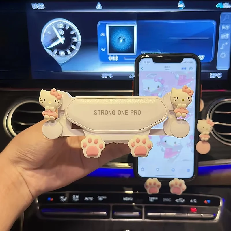 Sanrio HelloKitty Car Navigation Mobile Phone Holder Animation Cinnamon Universal Car Air Outlet Fixed Anti-shake Bracket
Sanrio HelloKitty Car Navigation Mobile Phone Holder Animation Cinnamon Universal Car Air Outlet Fixed Anti-shake Bracket
