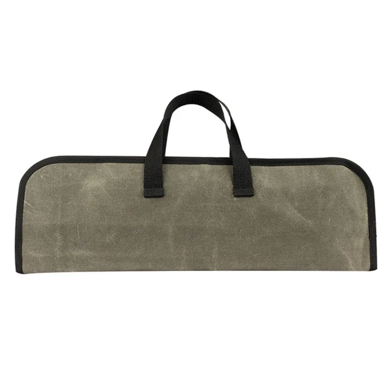Chef Knife Bag Kitchen Roll Heavy Duty Waxed Canvas Chef Knife Bag Kitchen Roll Bag Portable Durable Storage Camping
Chef Knife Bag Kitchen Roll Heavy Duty Waxed Canvas Chef Knife Bag Kitchen Roll Bag Portable Durable Storage Camping