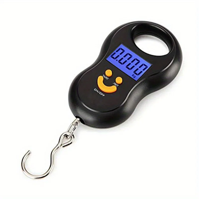 Digital Hanging Scale 110lb/50kg LCD with Backlight - Portable Fishing Luggage Weight Scale, Pocket Size, 0.35oz/10g Precision
Digital Hanging Scale 110lb/50kg LCD with Backlight - Portable Fishing Luggage Weight Scale, Pocket Size, 0.35oz/10g Precision