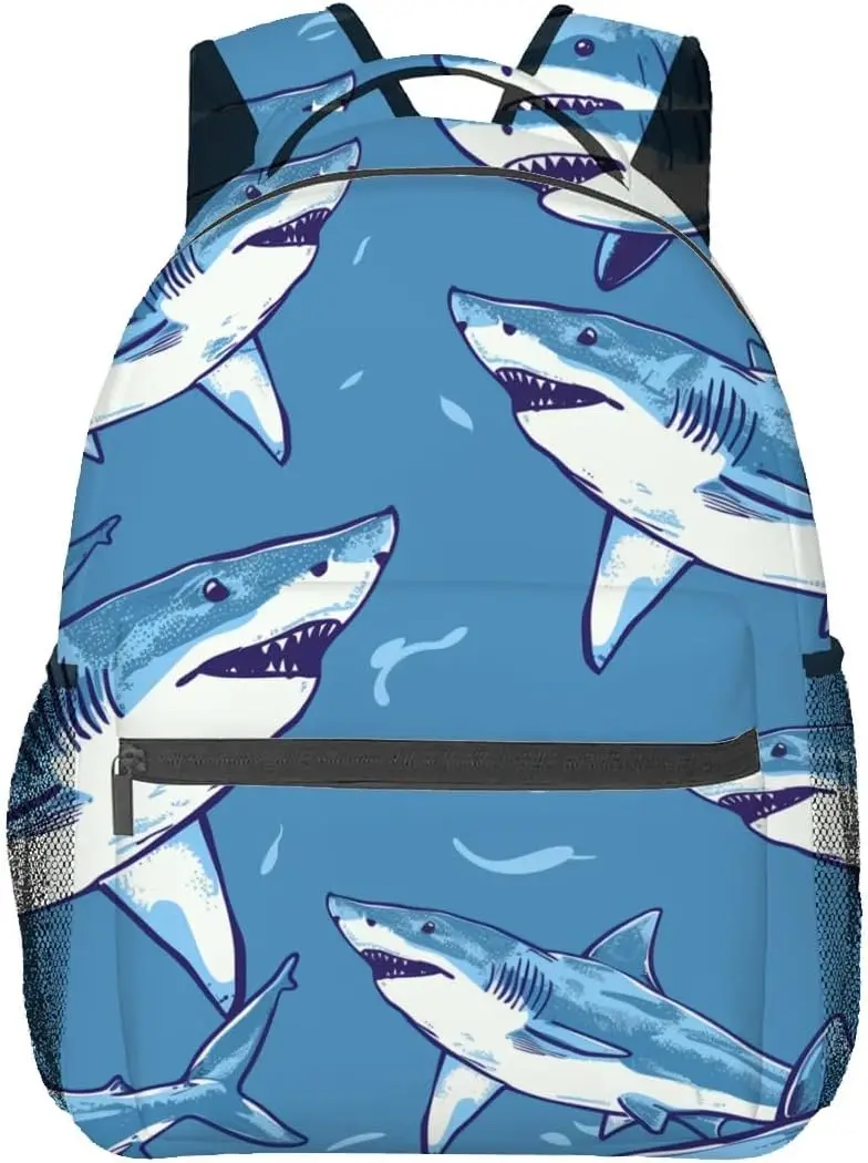 Backpack, Polyester Laptop Bag, Blue Cartoon Marine Creature Backpacks, Fun Ocean Animal Back Pack, Rucksack Gifts for Boys
Backpack, Polyester Laptop Bag, Blue Cartoon Marine Creature Backpacks, Fun Ocean Animal Back Pack, Rucksack Gifts for Boys