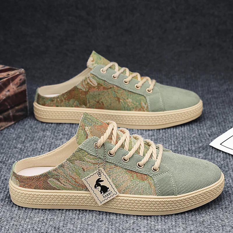 2025 Hot Sale New Summer Canvas Shoes Men's Breathable Bag Head Half Slipper Lazy Slip-on Casual Board Shoes Large Size 39-45
2025 Hot Sale New Summer Canvas Shoes Men's Breathable Bag Head Half Slipper Lazy Slip-on Casual Board Shoes Large Size 39-45
