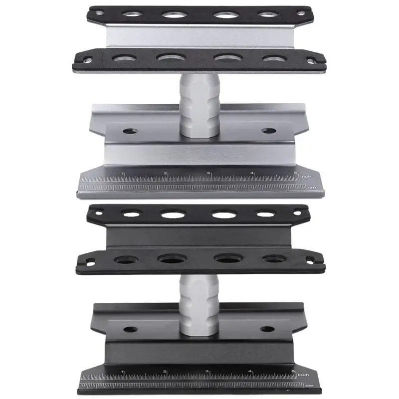 Hot Sale 2Pcs Metal RC Car Workstation Work Stand Repair 360 Degree Rotation For 1/8 1/10 1/12 1/16 Scale Models - Grey & Black
Hot Sale 2Pcs Metal RC Car Workstation Work Stand Repair 360 Degree Rotation For 1/8 1/10 1/12 1/16 Scale Models - Grey & Black