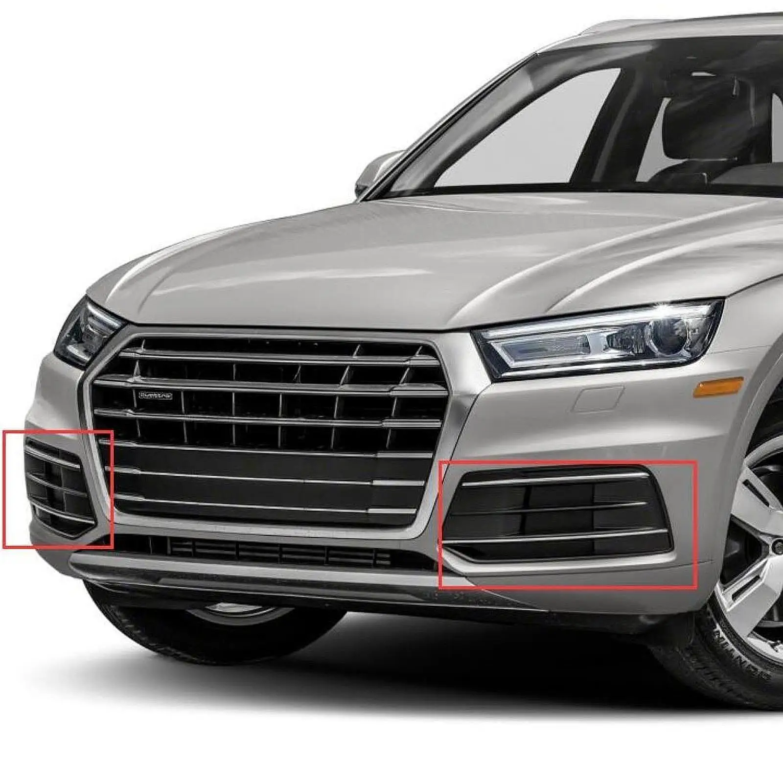 2 Pieces Fog Light Grille 80A807680D Black Easy Installation Compatible Direct Replace Car Grills for Audi Q5 2018 - 2020
2 Pieces Fog Light Grille 80A807680D Black Easy Installation Compatible Direct Replace Car Grills for Audi Q5 2018 - 2020