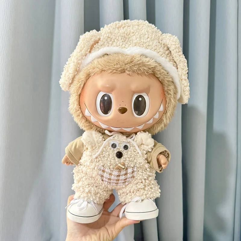 Kawaii 38 см Mokoko, аксессуары для одежды, куклы, высокая шляпа, комбинезон с короткими рукавами, комплект, сменная одежда для кукол, милый мультяшный ребенок 
Kawaii 38 см Mokoko, аксессуары для одежды, куклы, высокая шляпа, комбинезон с короткими рукавами, комплект, сменная одежда для кукол, милый мультяшный ребенок