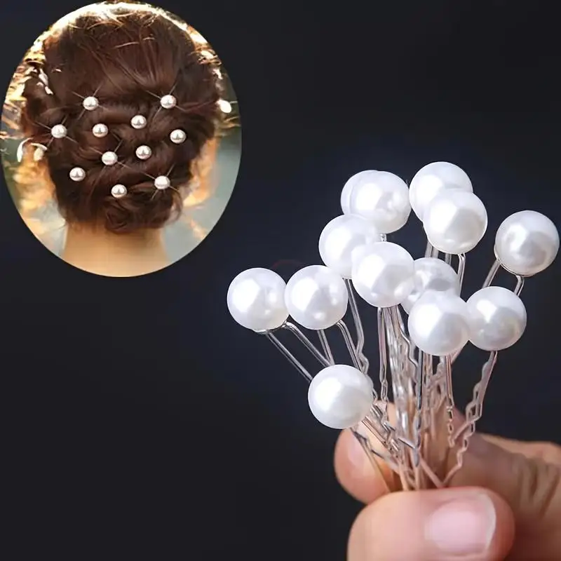20pcs women's pearl hairpin elegant and fresh for the back of the head dress and shape suitable for daily parties
20pcs women's pearl hairpin elegant and fresh for the back of the head dress and shape suitable for daily parties