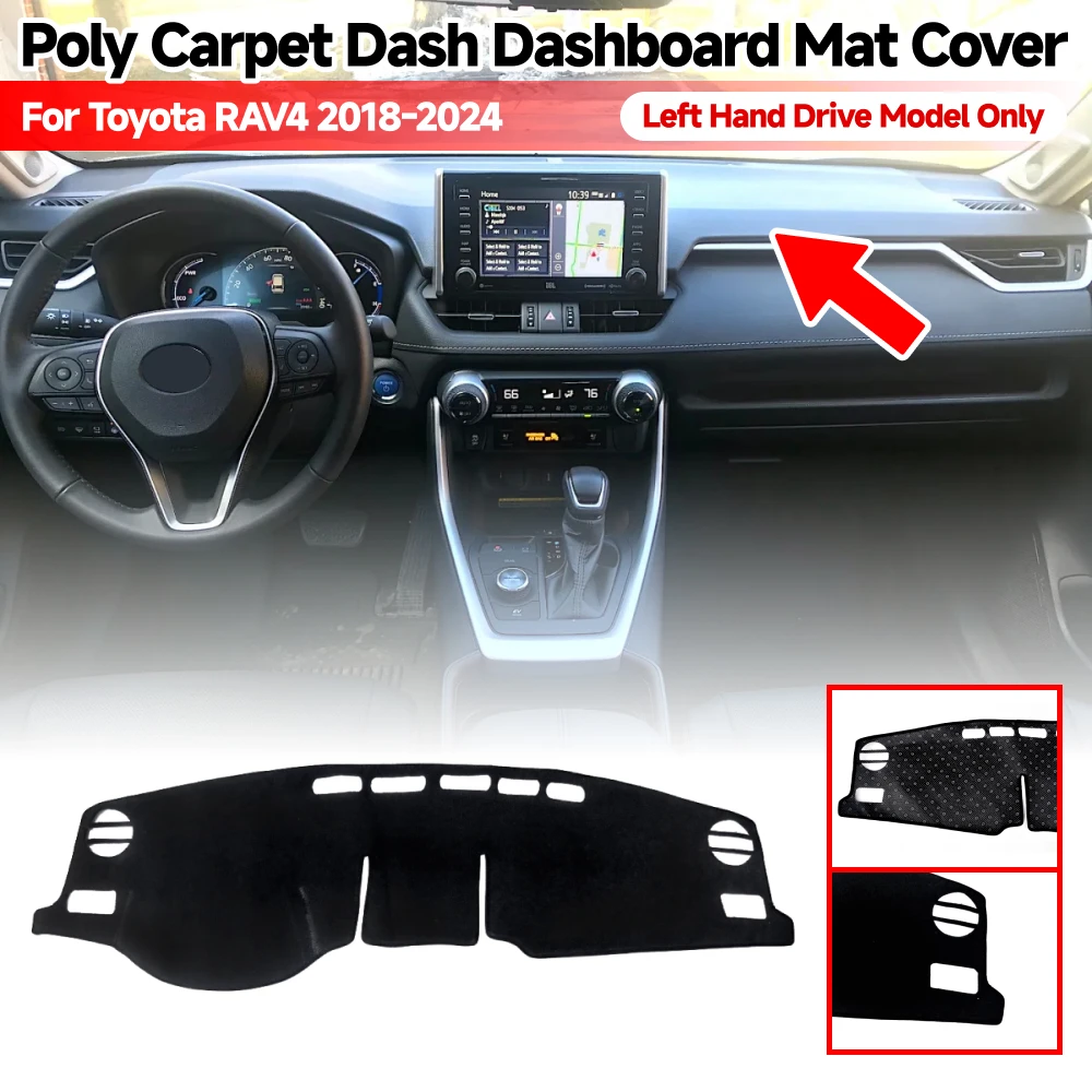 Dashboard Cover Avoid Light Pad Anti-UV Carpets Non-Slip Mat For Toyota RAV4 2018 2019 2020 2021 2022 2023 2024 Left Hand Drive
Dashboard Cover Avoid Light Pad Anti-UV Carpets Non-Slip Mat For Toyota RAV4 2018 2019 2020 2021 2022 2023 2024 Left Hand Drive