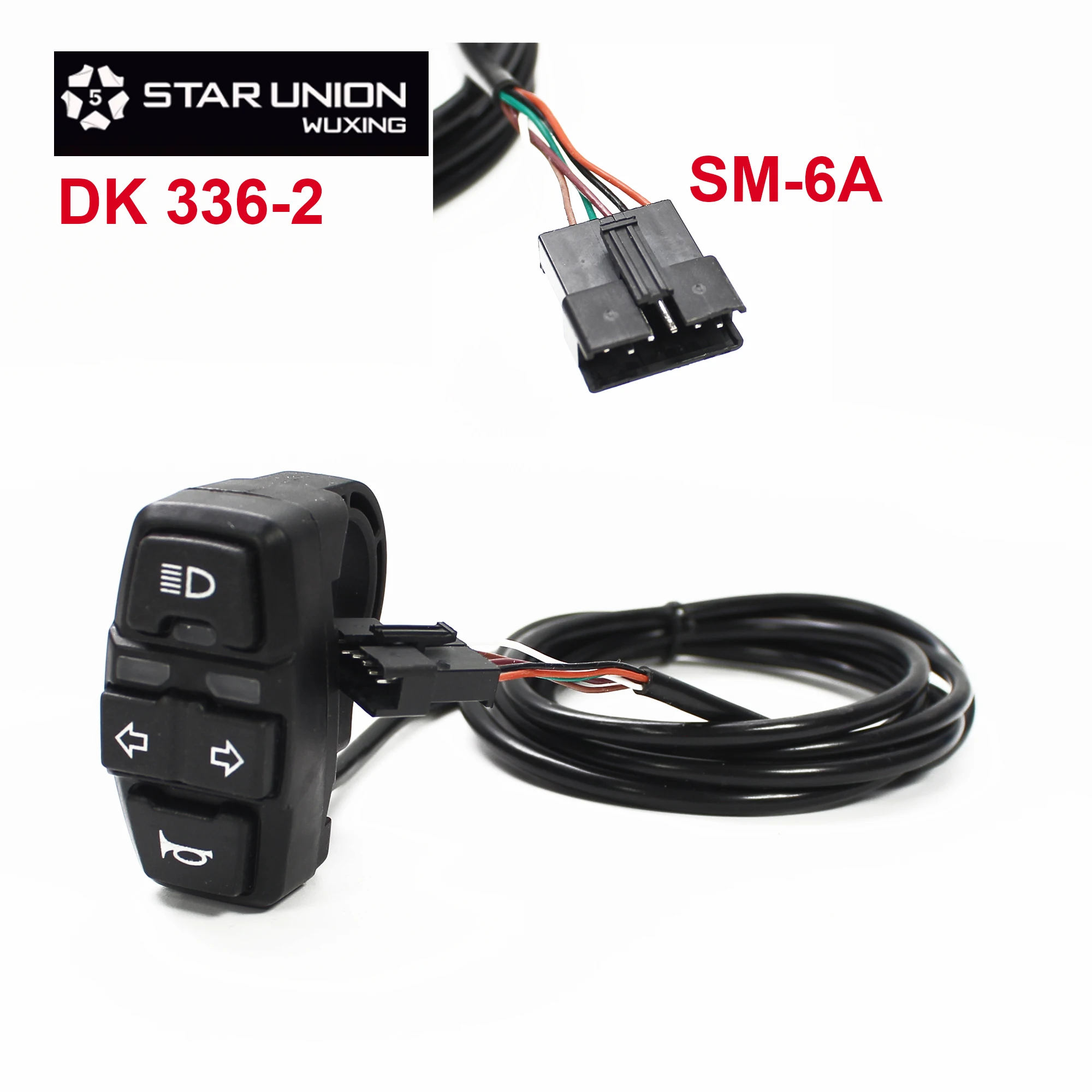 Фара для электрического велосипеда EBKE ebike, звуковой сигнал заднего света, переключатель указателя поворота WUXING Starunion 3362 2402 
Фара для электрического велосипеда EBKE ebike, звуковой сигнал заднего света, переключатель указателя поворота WUXING Starunion 3362 2402