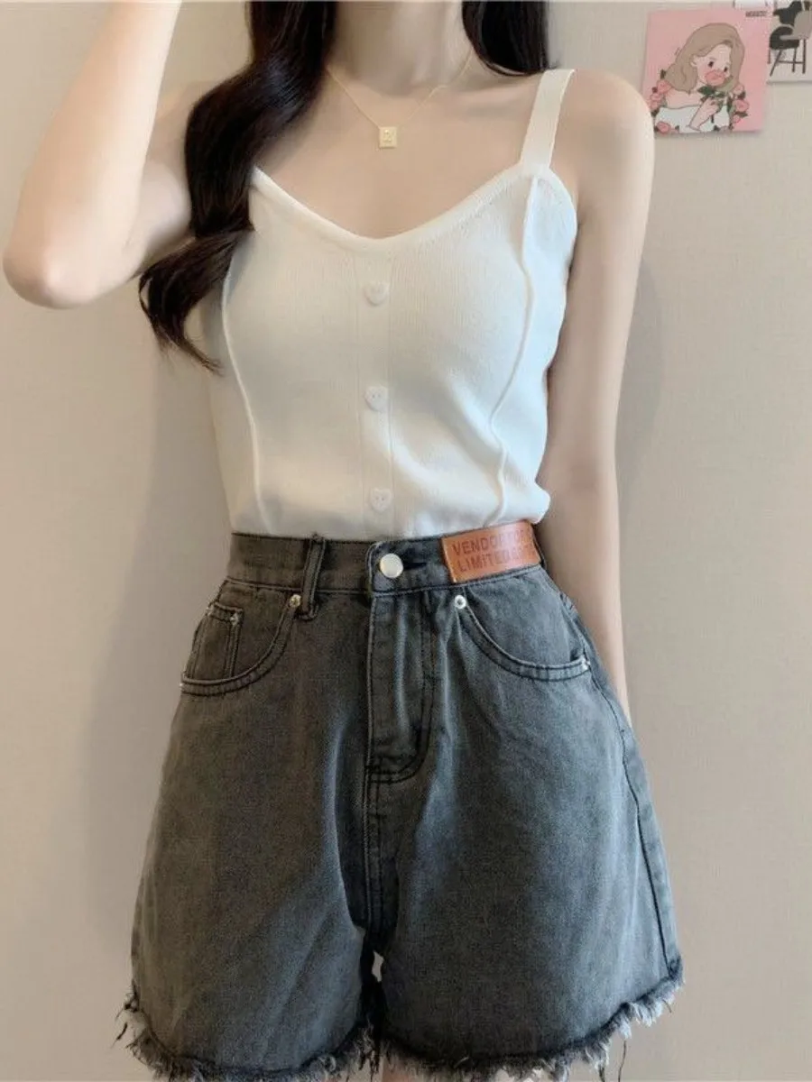 Summer Knitted Vest Women's Base Layer Inner Wear Sweet Style Outerwear Capable Small Strapless Top Korean Style
Summer Knitted Vest Women's Base Layer Inner Wear Sweet Style Outerwear Capable Small Strapless Top Korean Style