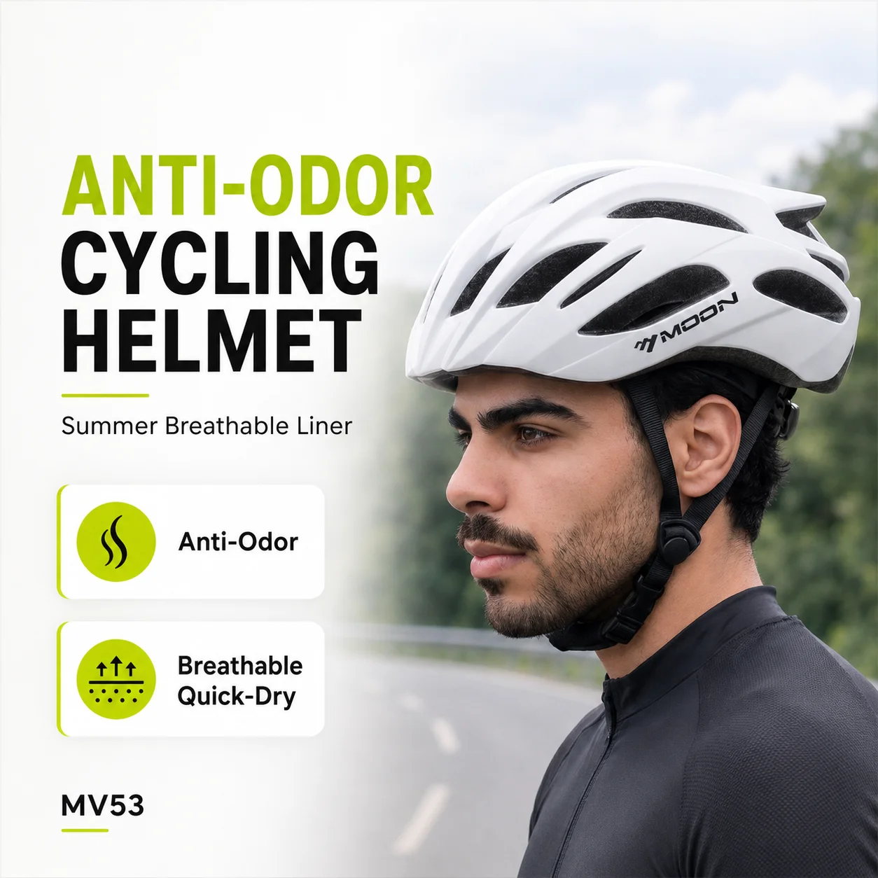 MOON Men's Bike Helmet with Taillight – Mountain & Road Gray Helmet, Women's Large Size Available
MOON Men's Bike Helmet with Taillight – Mountain & Road Gray Helmet, Women's Large Size Available