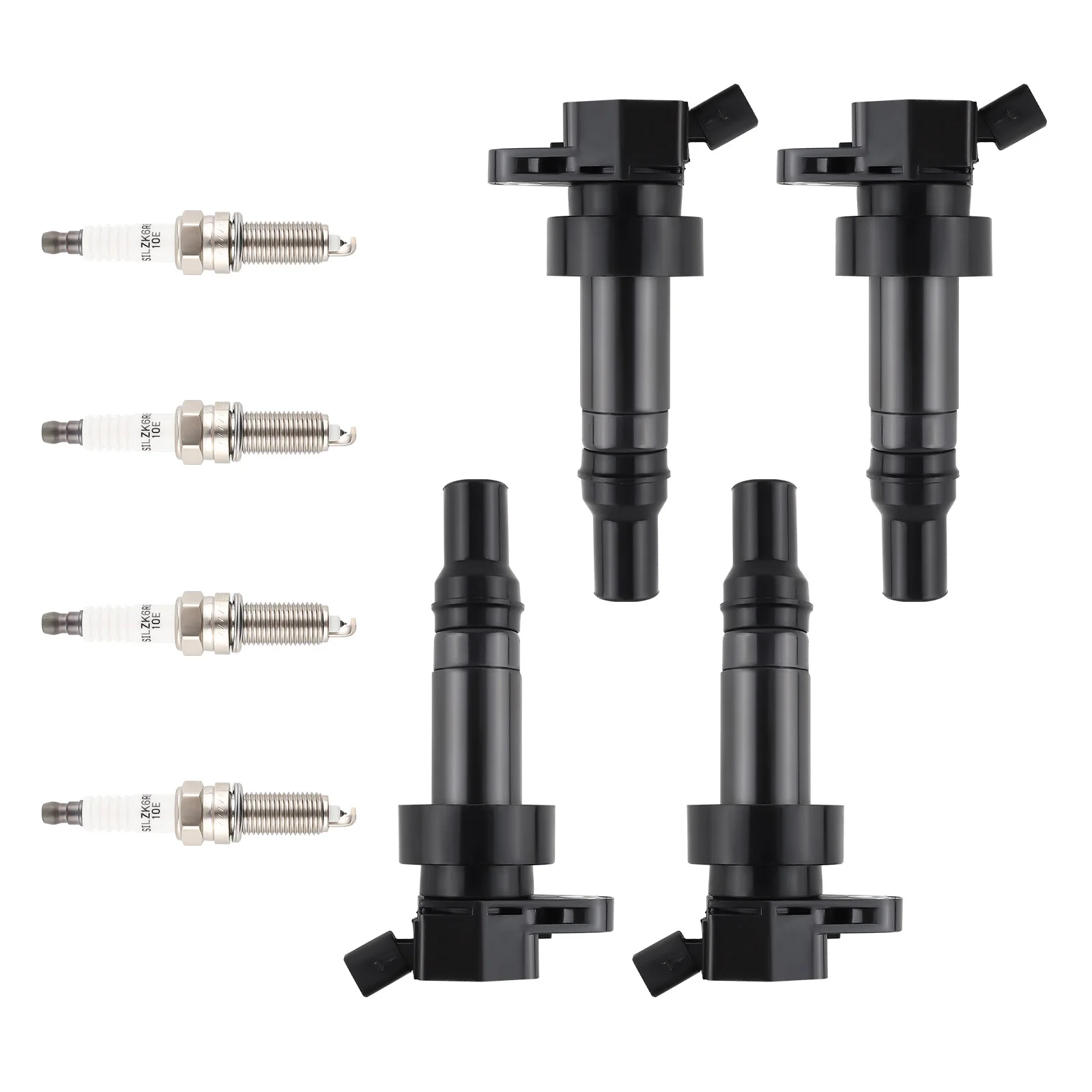 4 Ignition Coil & Spark Plugs For Hyundai Accent Kia Rio Soul 1.6L L4 2012-2019 UF652
4 Ignition Coil & Spark Plugs For Hyundai Accent Kia Rio Soul 1.6L L4 2012-2019 UF652