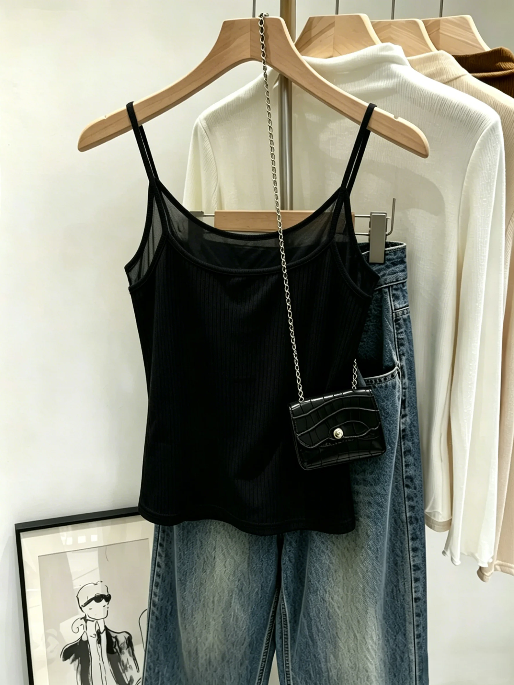 Women's 95 Cotton Strap Vest Spring Summer New Style plus Size Slim Fit Outerwear Base Layer Sleeveless Top
Women's 95 Cotton Strap Vest Spring Summer New Style plus Size Slim Fit Outerwear Base Layer Sleeveless Top