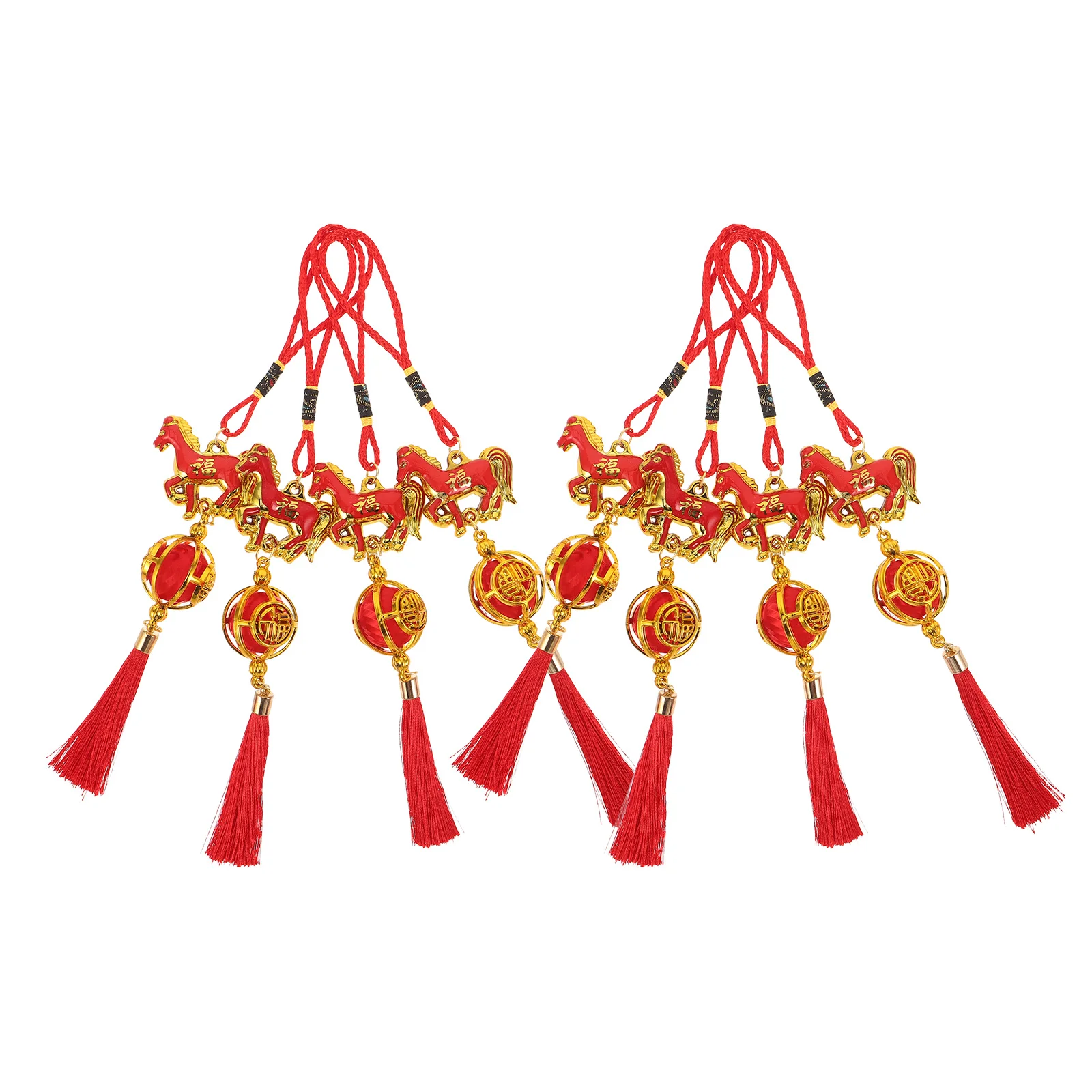 8Pcs Chinese Horse Tassel Pendant Red Lantern Knot Hanging Ornaments Handmade Lucky Decor for Spring Festival New Year
8Pcs Chinese Horse Tassel Pendant Red Lantern Knot Hanging Ornaments Handmade Lucky Decor for Spring Festival New Year