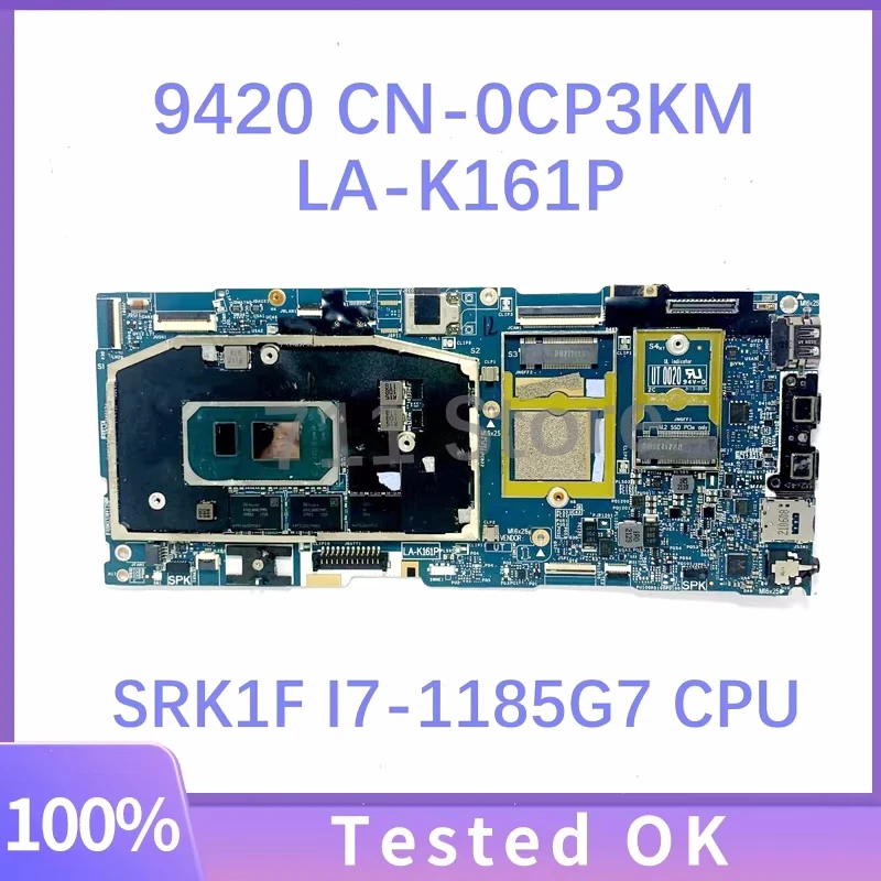 Материнская плата CN-0CP3KM 0CP3KM CP3KM FDB41/FDB42 LA-K161P с процессором SRK1F I7-1185G7 для материнской платы ноутбука DELL 9420, 100% полное тестирование, ОК
Материнская плата CN-0CP3KM 0CP3KM CP3KM FDB41/FDB42 LA-K161P с процессором SRK1F I7-1185G7 для материнской платы ноутбука DELL 9420, 100% полное тестирование, ОК