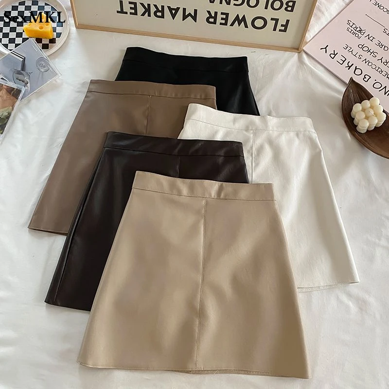 A Line PU Leather Mini Skirts Women 2025 Casual High Waist Korean Fashion Y2k Clothes Slim Shorts Sexy Bodycon Black Micro Skirt
A Line PU Leather Mini Skirts Women 2025 Casual High Waist Korean Fashion Y2k Clothes Slim Shorts Sexy Bodycon Black Micro Skirt