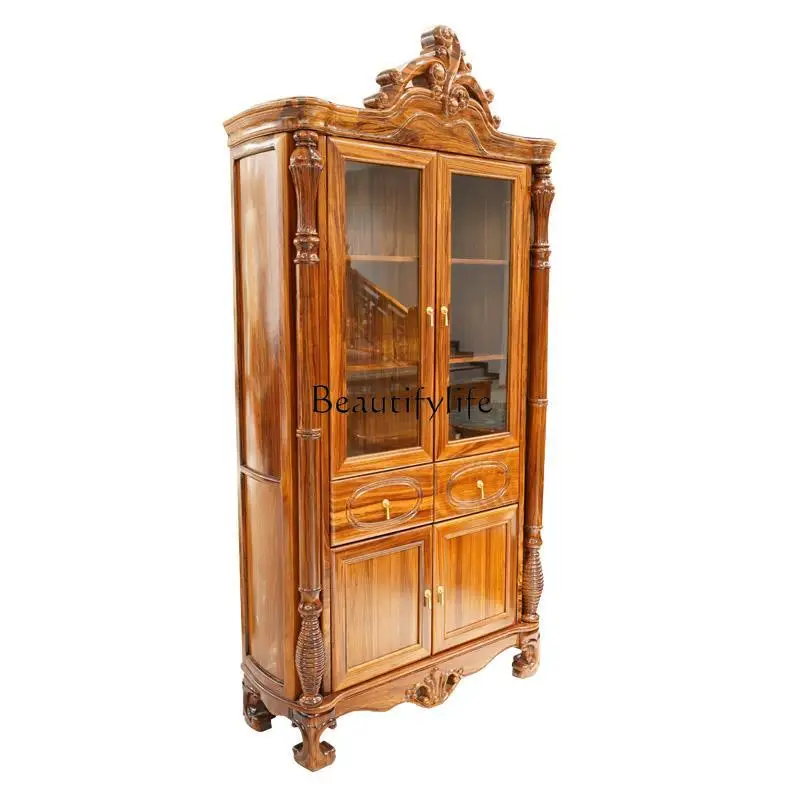 Ebony cabinet against the wall Living room marble full solid wood coffee table TV wine cabinet
Ebony cabinet against the wall Living room marble full solid wood coffee table TV wine cabinet
